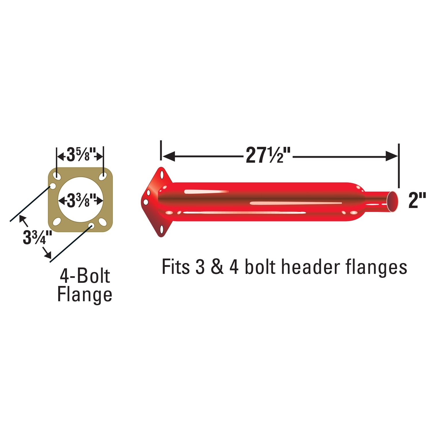 AP Exhaust Aluminized Steel Muffler 87551CB — image 2