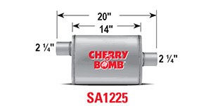 AP Exhaust Stainless Steel Exhaust Muffler SA1225 — image 4