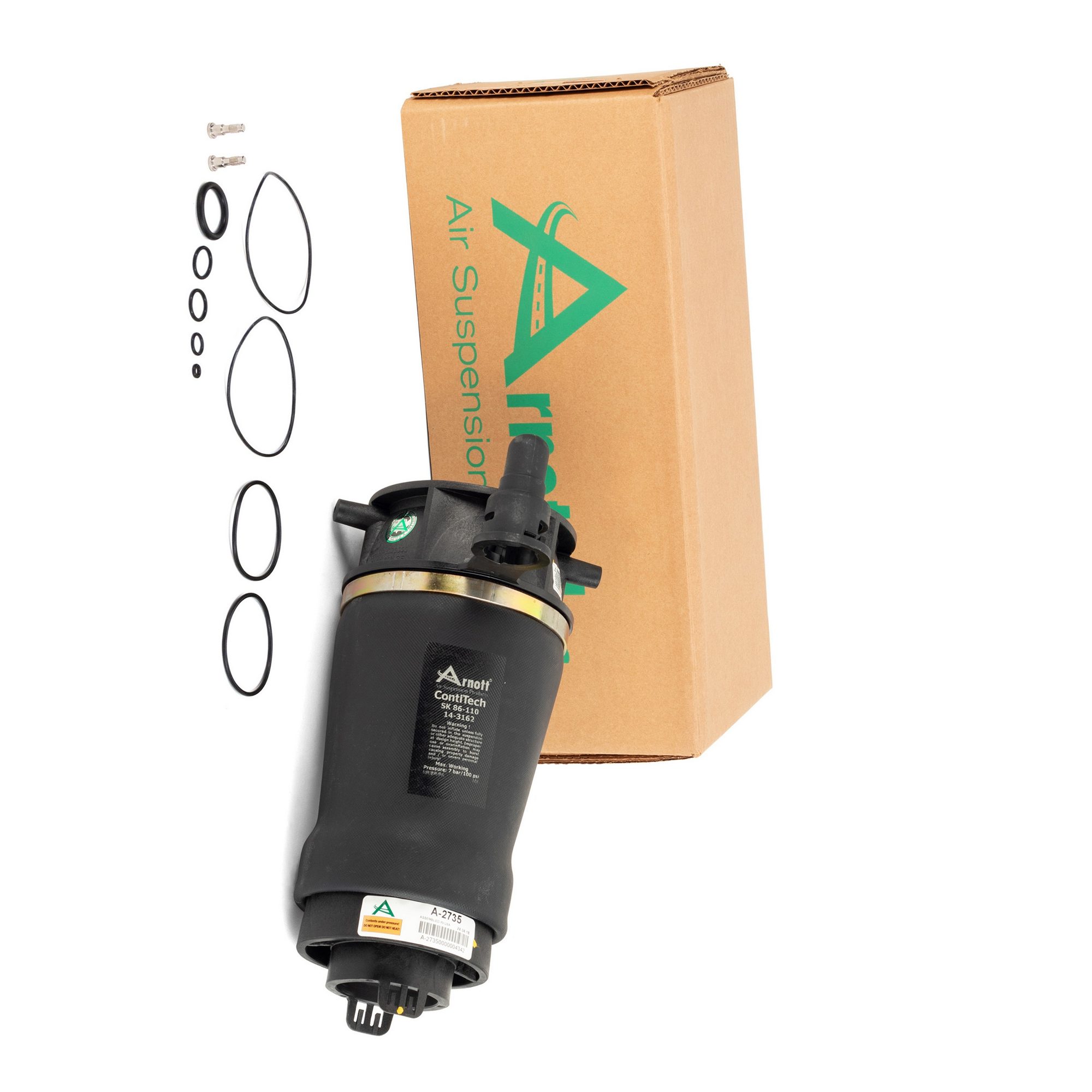 Rear Air Suspension Spring | ARNOTT A-2735 Fits Ford Lincoln — image 3