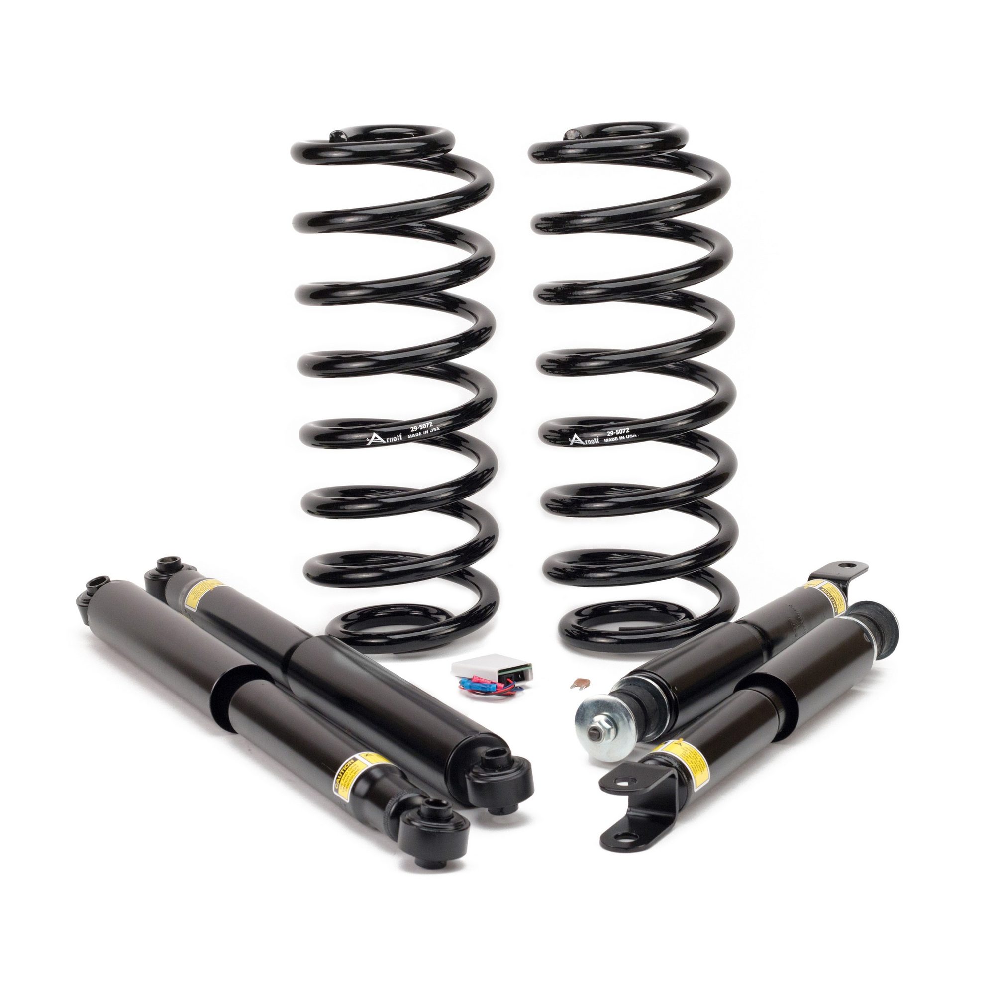 Front and Rear Air Spring to Coil Spring Conversion Kit | ARNOTT C-2667 Fits Chevrolet GMC Cadillac — image 3