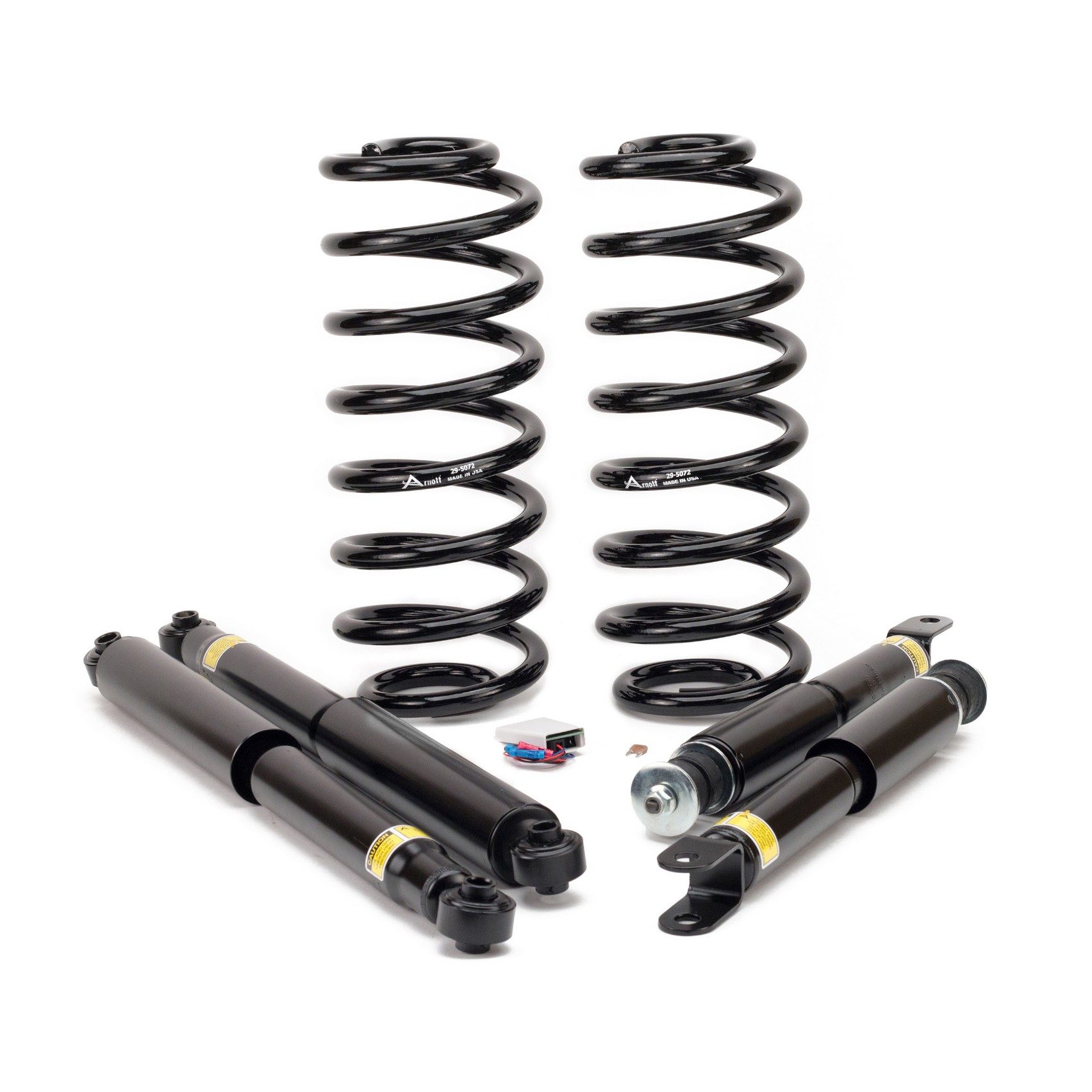 Front and Rear Air Spring to Coil Spring Conversion Kit | ARNOTT C-2667 Fits Chevrolet GMC Cadillac — image 4