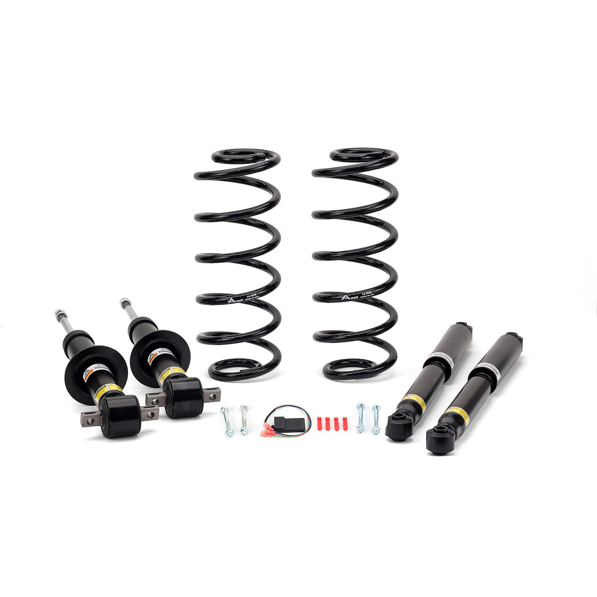 Front and Rear Air Spring to Coil Spring Conversion Kit | ARNOTT C-2835 Fits GMC Chevrolet Cadillac — image 3
