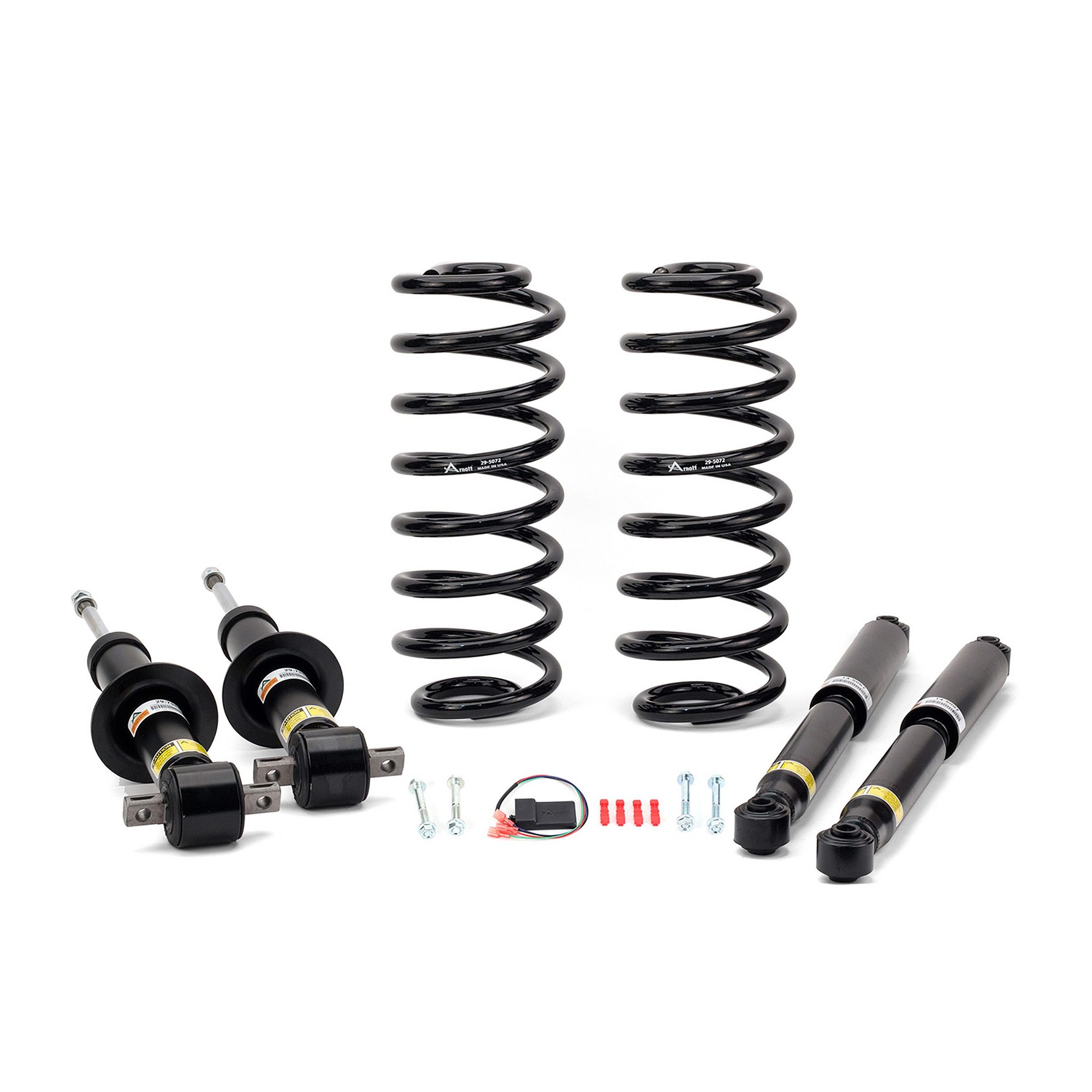Front and Rear Air Spring to Coil Spring Conversion Kit | ARNOTT C-2836 Fits Chevrolet GMC Cadillac — image 3