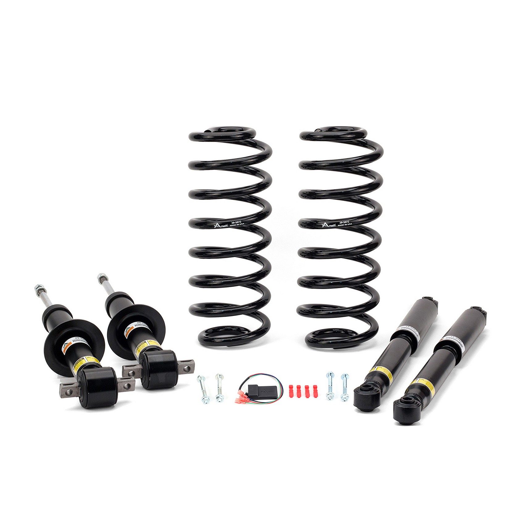 Front and Rear Air Spring to Coil Spring Conversion Kit | ARNOTT C-2836 Fits Chevrolet GMC Cadillac — image 4