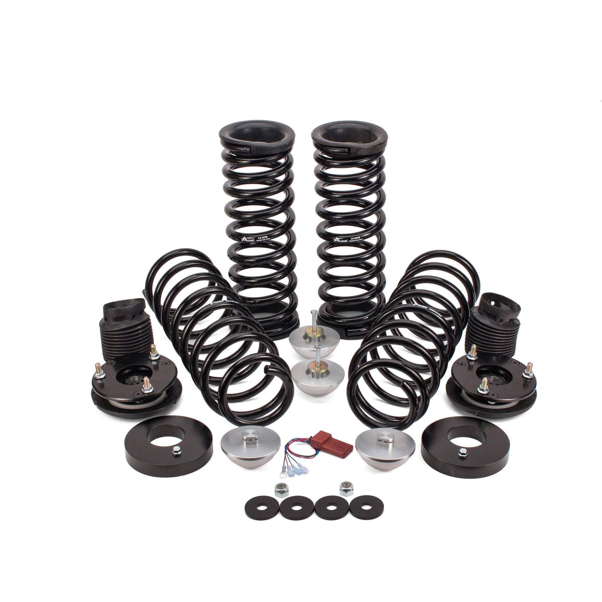 Front and Rear Air Spring to Coil Spring Conversion Kit | ARNOTT C-2989 Fits Land Rover Range Rover 2006-2012 — image 3
