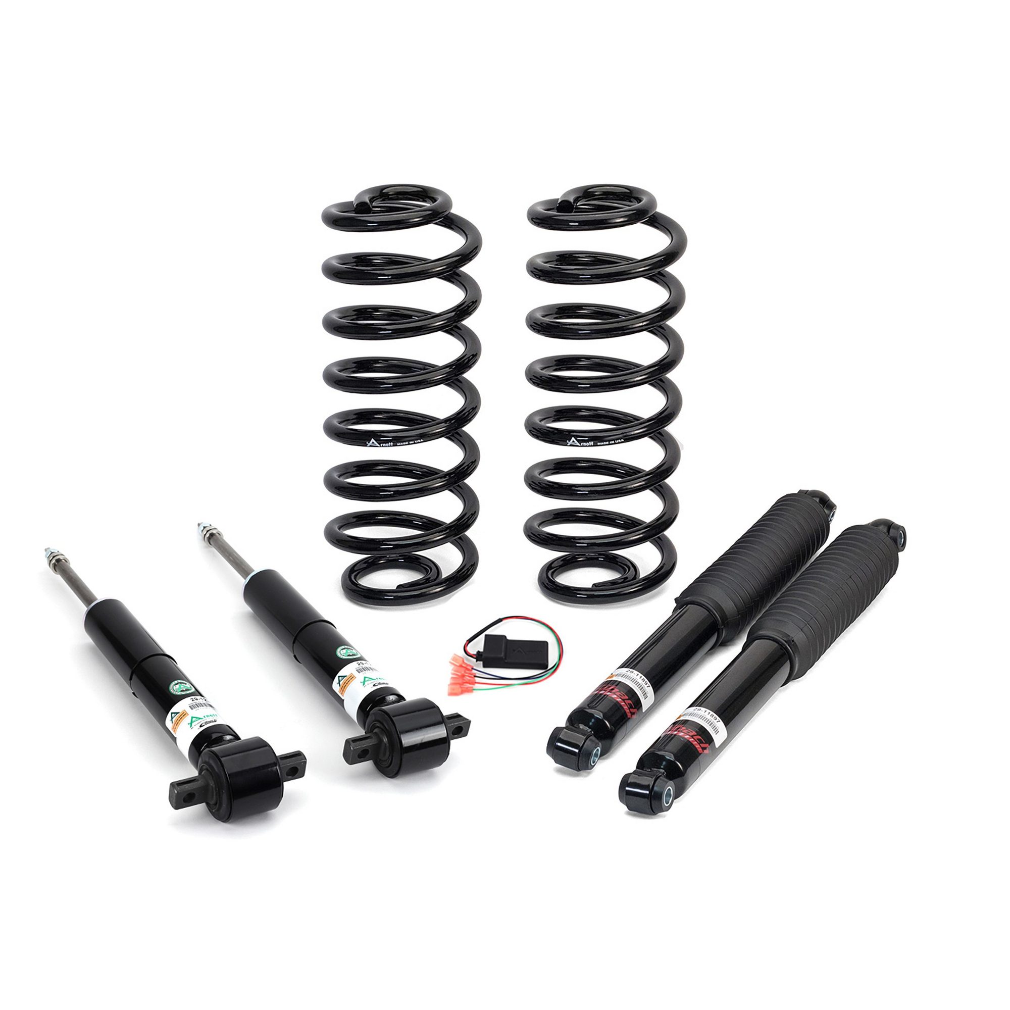 Front and Rear Air Spring to Coil Spring Conversion Kit | ARNOTT C-3185 Fits Chevrolet GMC Cadillac — image 3