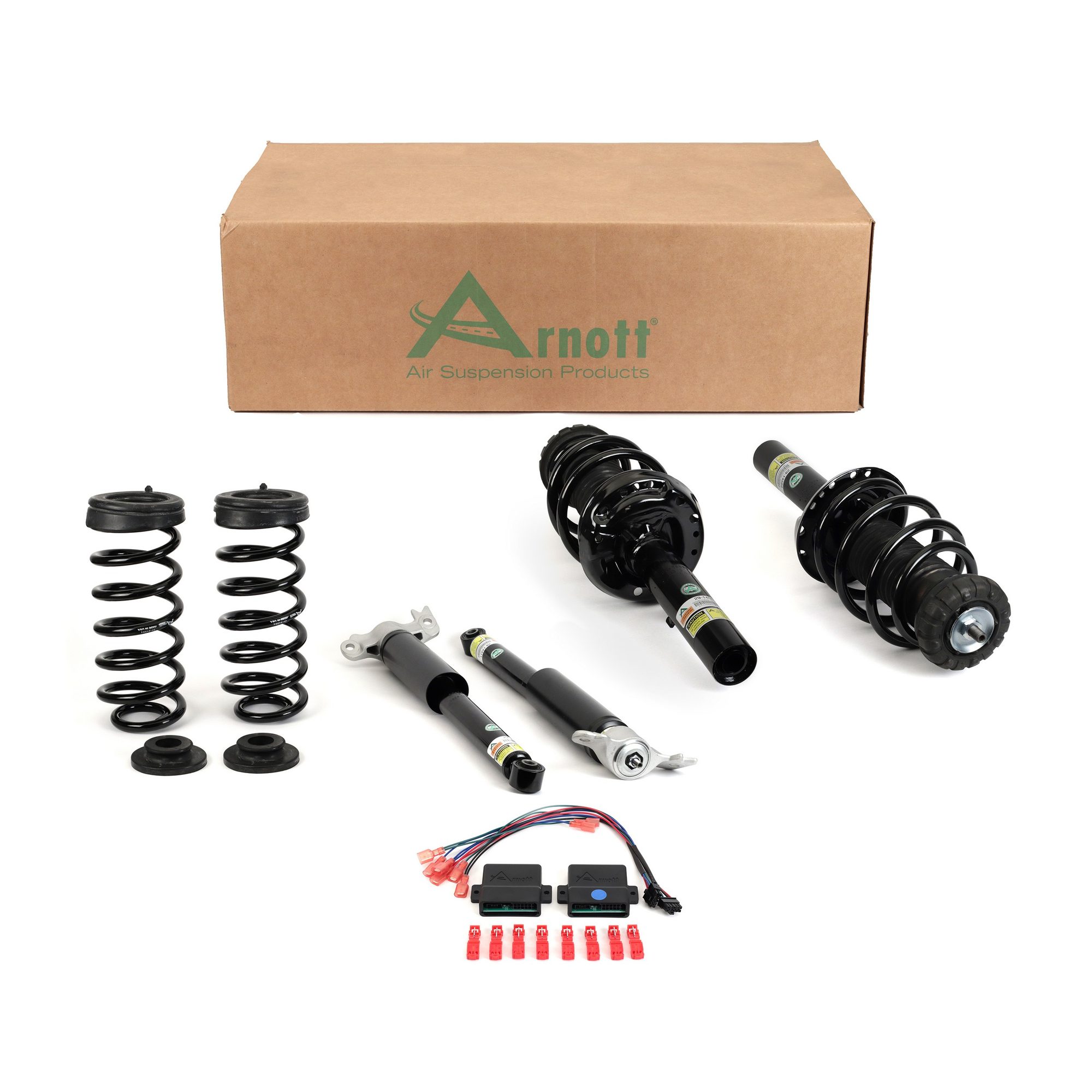 Front and Rear Air Spring to Coil Spring Conversion Kit | ARNOTT C-3426 Fits Cadillac XTS 2013-2019 — image 3