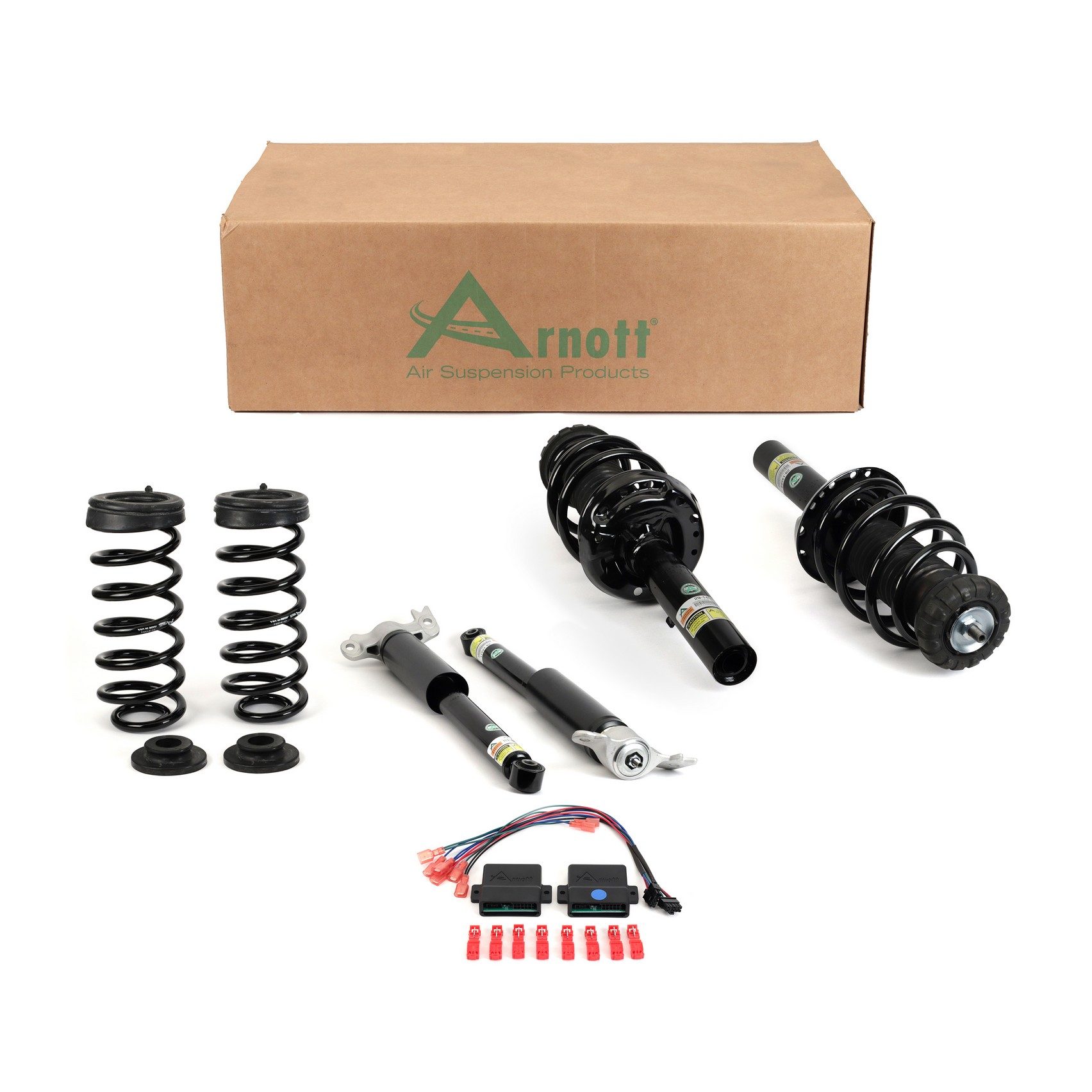 Front and Rear Air Spring to Coil Spring Conversion Kit | ARNOTT C-3426 Fits Cadillac XTS 2013-2019 — image 4