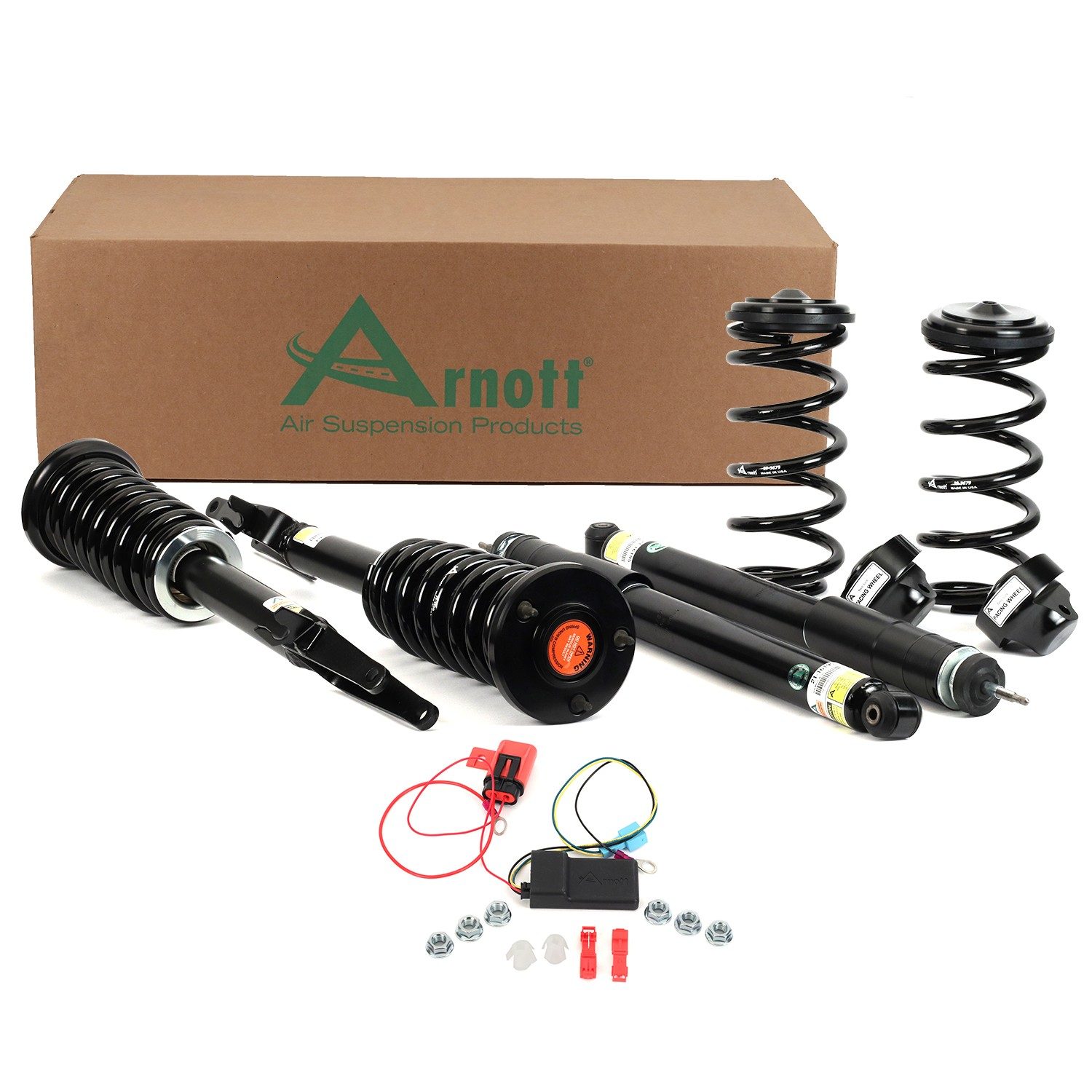 Front and Rear Air Spring to Coil Spring Conversion Kit | ARNOTT C-3698 Fits Mercedes-Benz — image 4