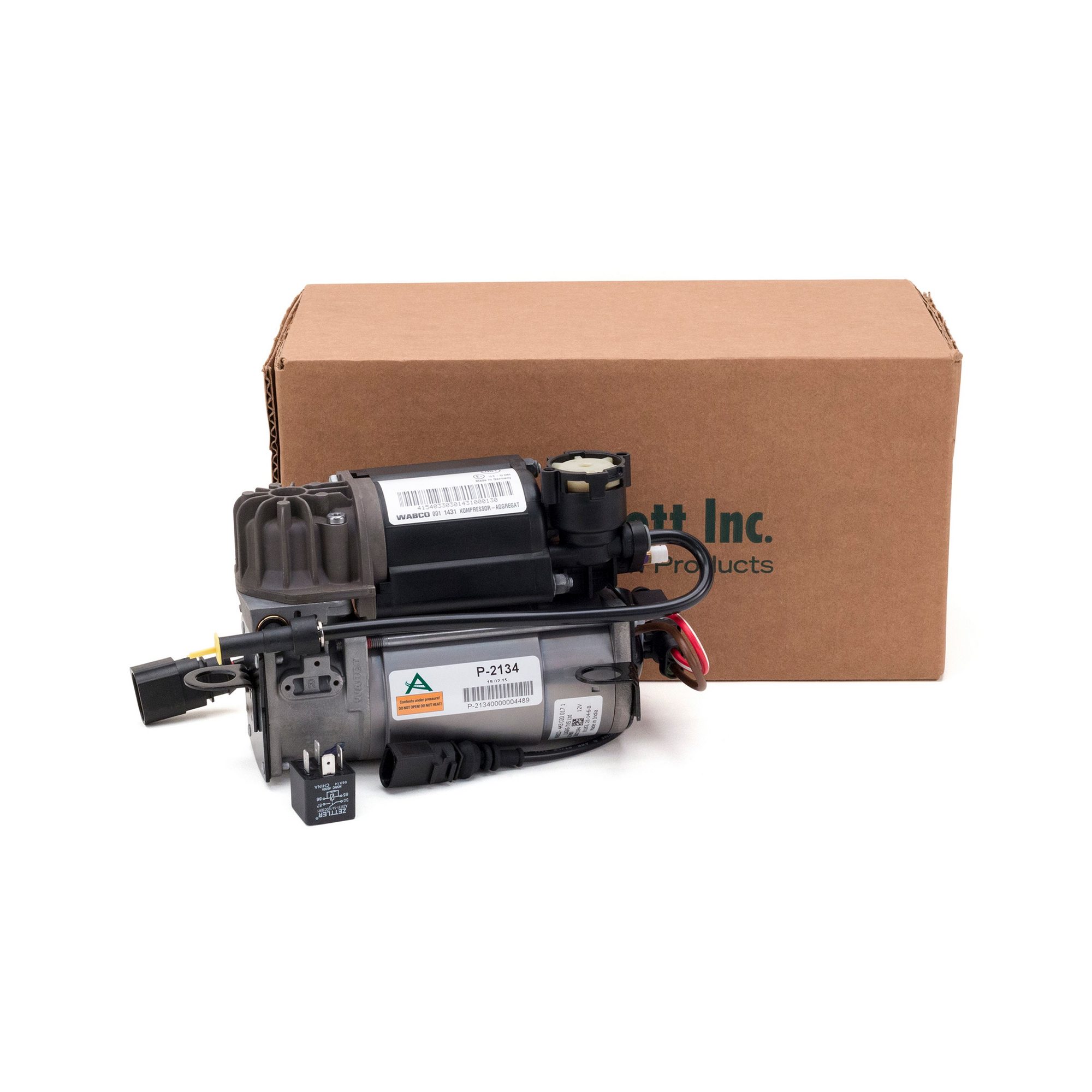 Air Suspension Compressor | ARNOTT P-2134 Fits Audi Allroad Quattro 2001-2005 — image 3