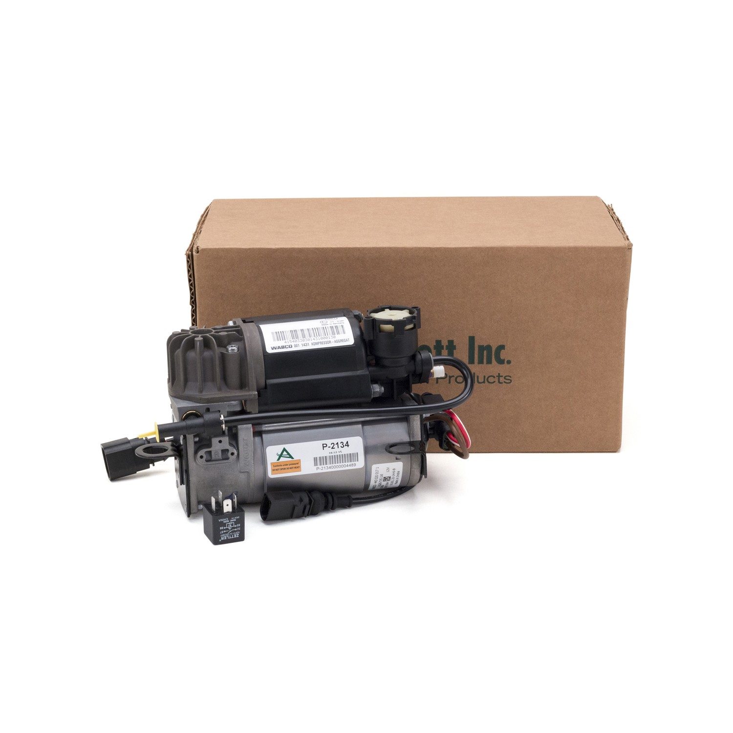 Air Suspension Compressor | ARNOTT P-2134 Fits Audi Allroad Quattro 2001-2005 — image 4