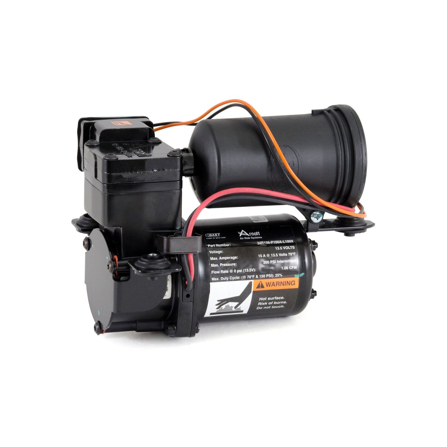 Front Air Suspension Compressor | ARNOTT P-2218 Fits Mazda — image 2
