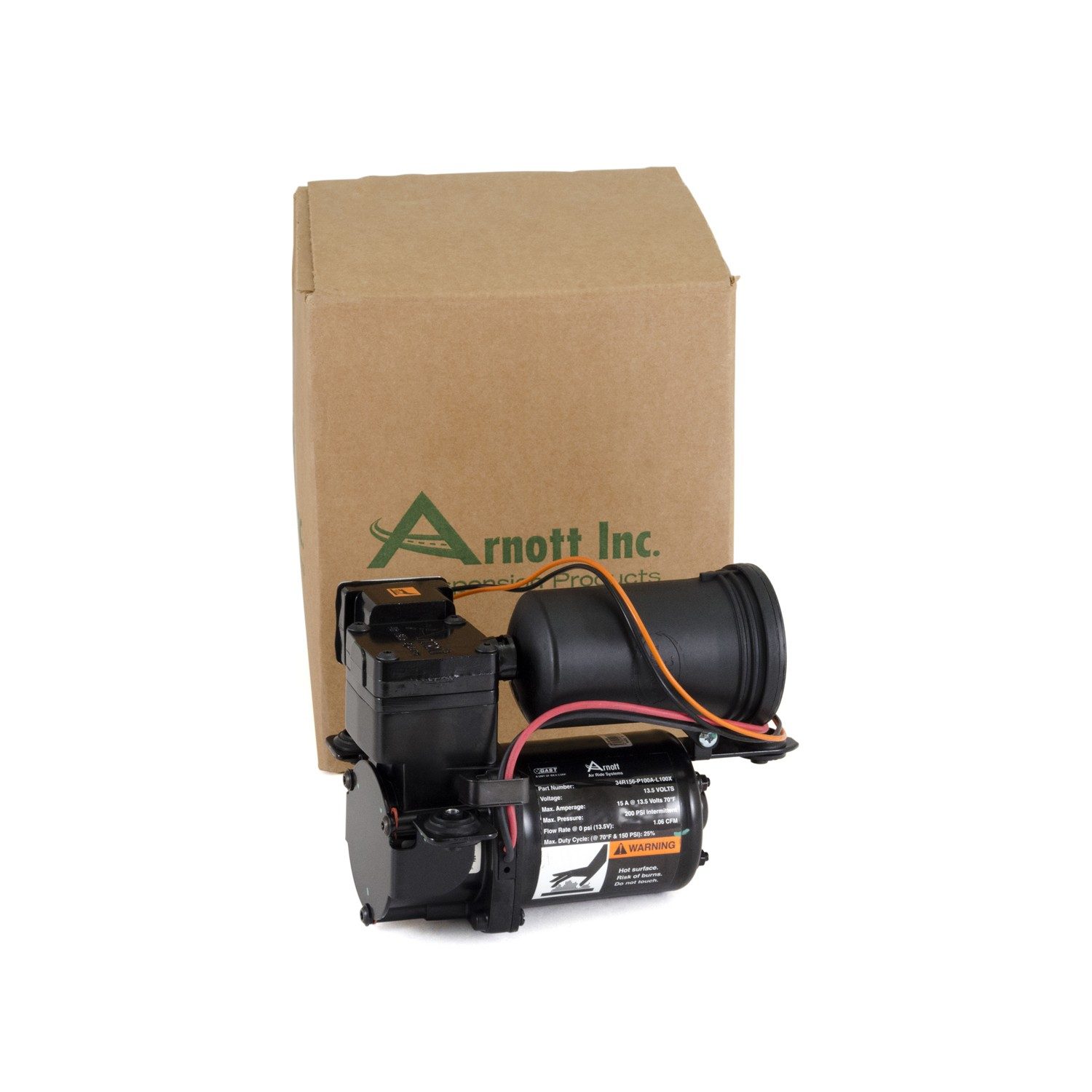 Front Air Suspension Compressor | ARNOTT P-2218 Fits Mazda — image 3