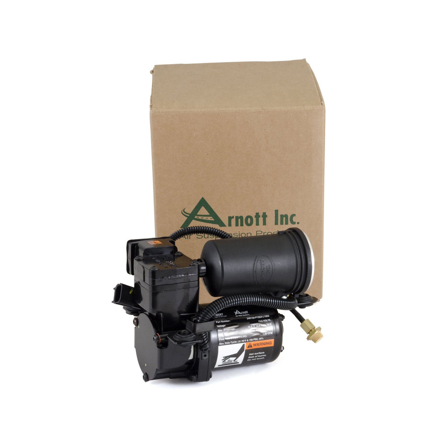 Rear Air Suspension Compressor | ARNOTT P-2219 Fits Mazda — image 4