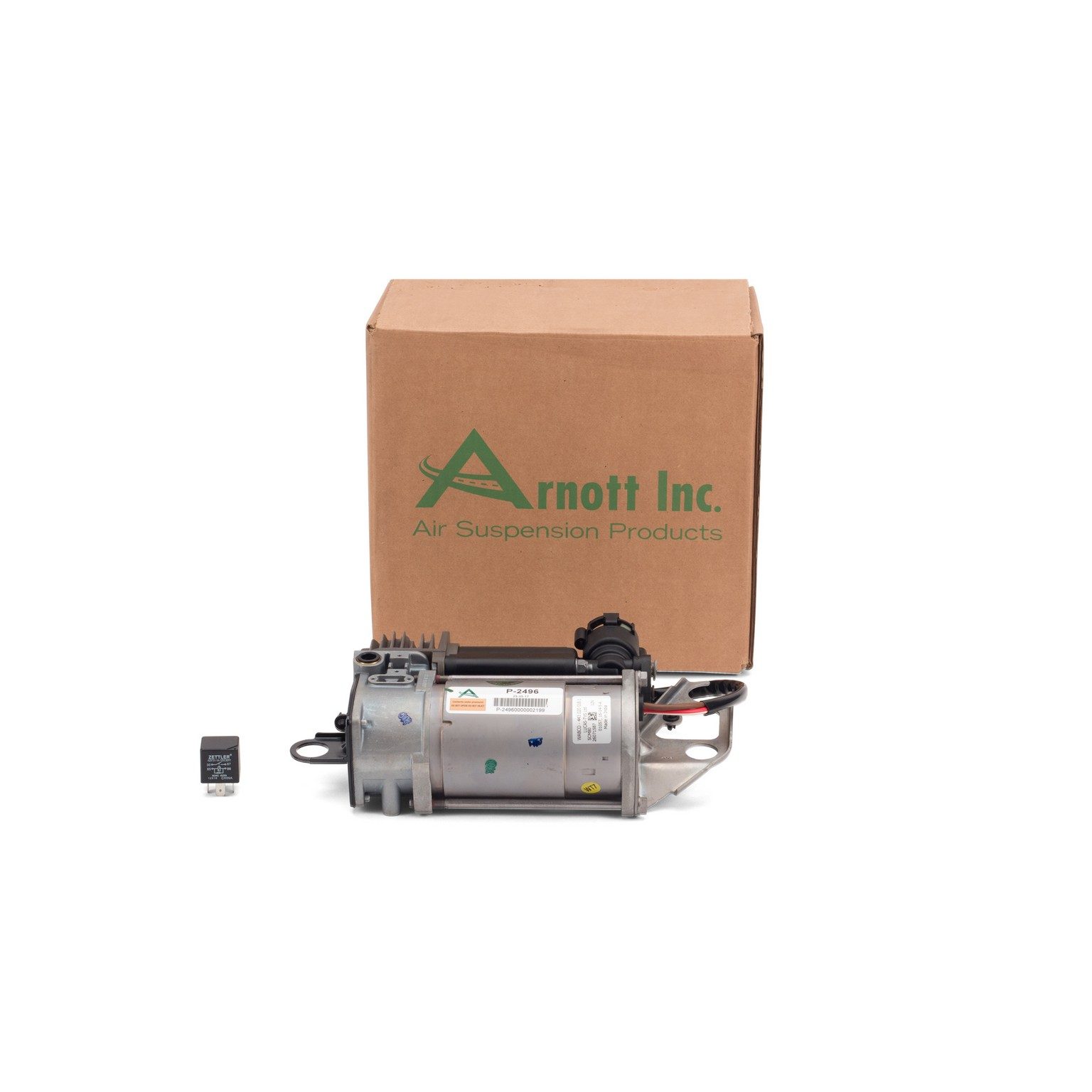 Air Suspension Compressor | ARNOTT P-2496 Fits Audi Volkswagen Porsche — image 4
