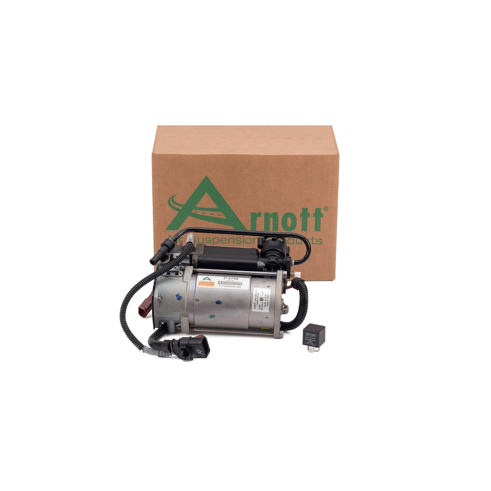 Bentley Volkswagen Air Suspension Compressor | ARNOTT P-2740 — image 3