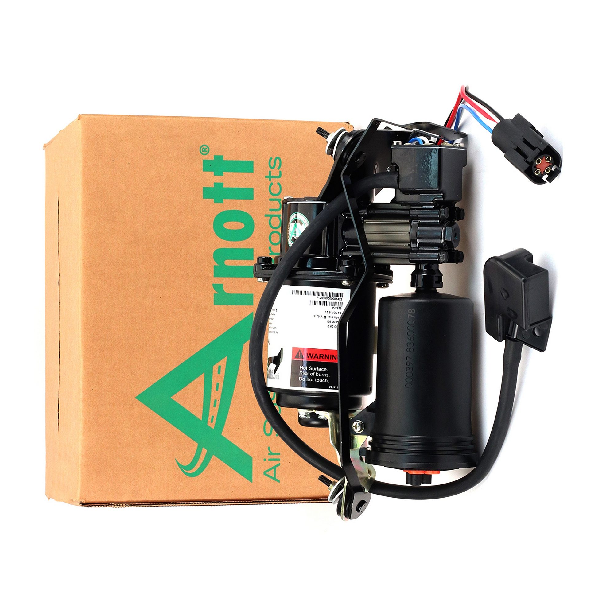 Air Suspension Compressor | ARNOTT P-2935 Fits Lincoln Town Car 1998-2002 — image 3