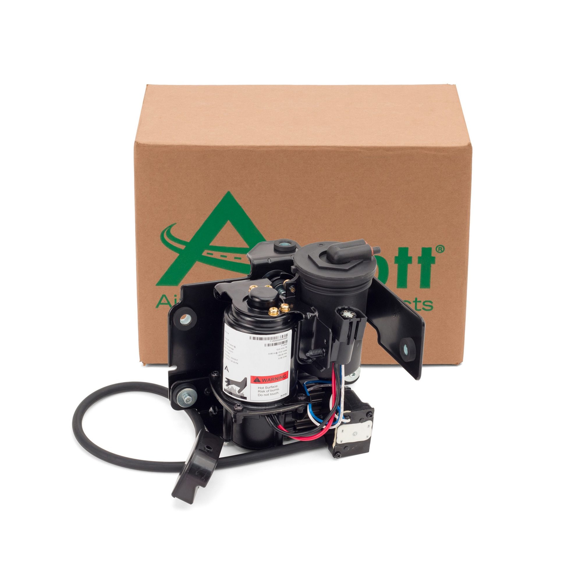 Air Suspension Compressor | ARNOTT P-2937 Fits Ford Lincoln — image 4
