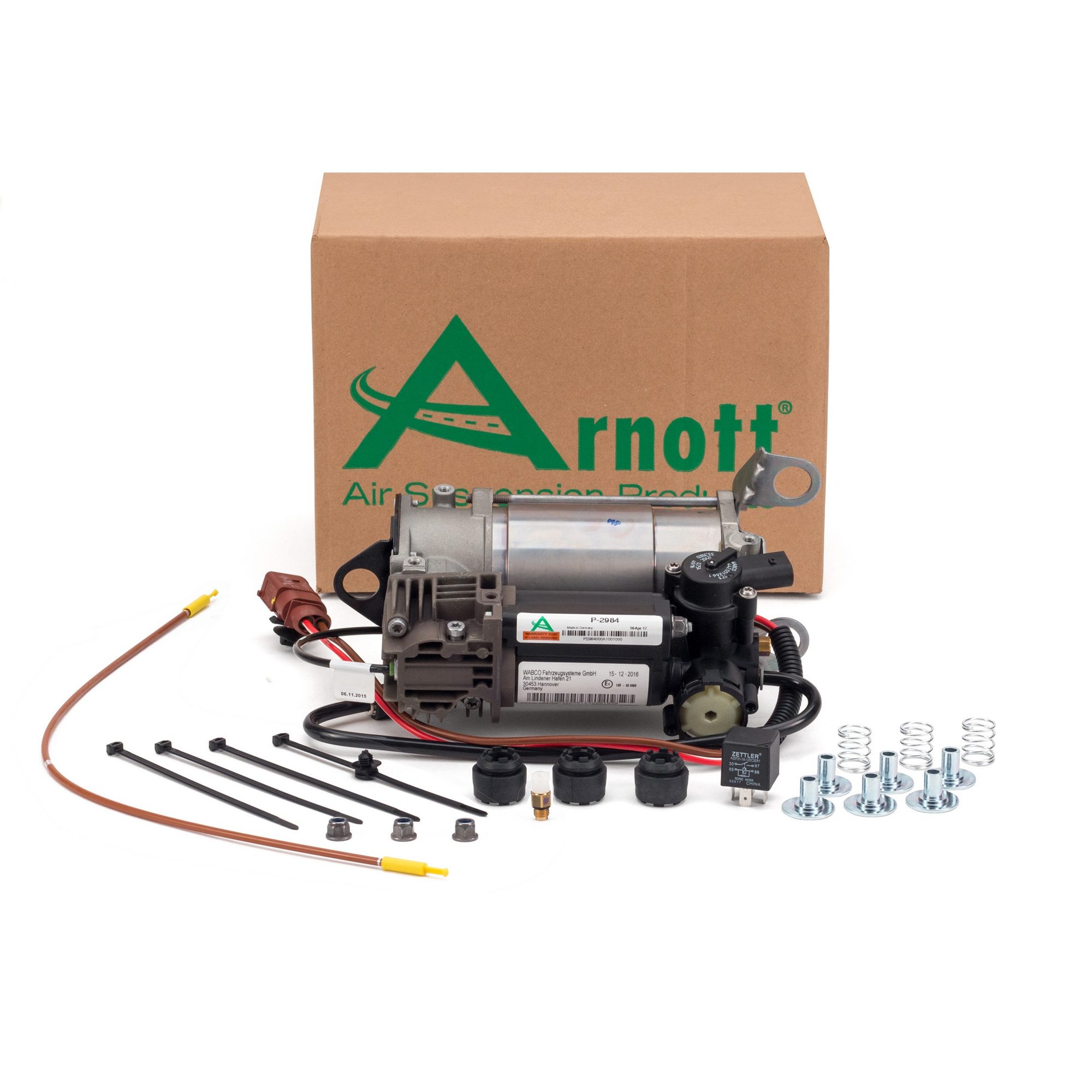 Air Suspension Compressor | ARNOTT P-2984 Fits Audi — image 4