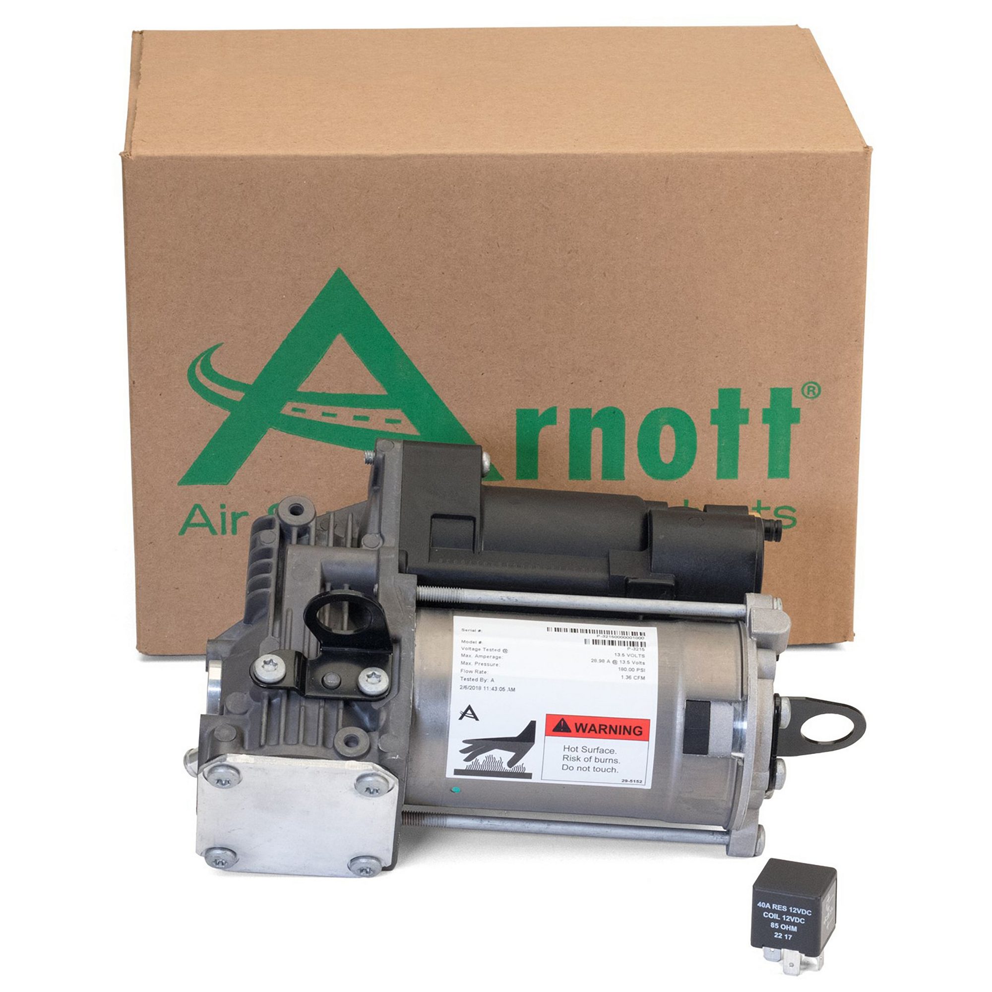 Air Suspension Compressor | ARNOTT P-3215 Fits Mercedes-Benz — image 3