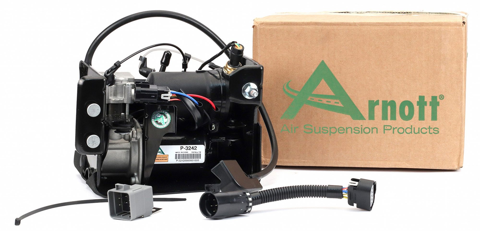 Air Suspension Compressor | ARNOTT P-3242 Fits GMC Chevrolet Cadillac — image 3