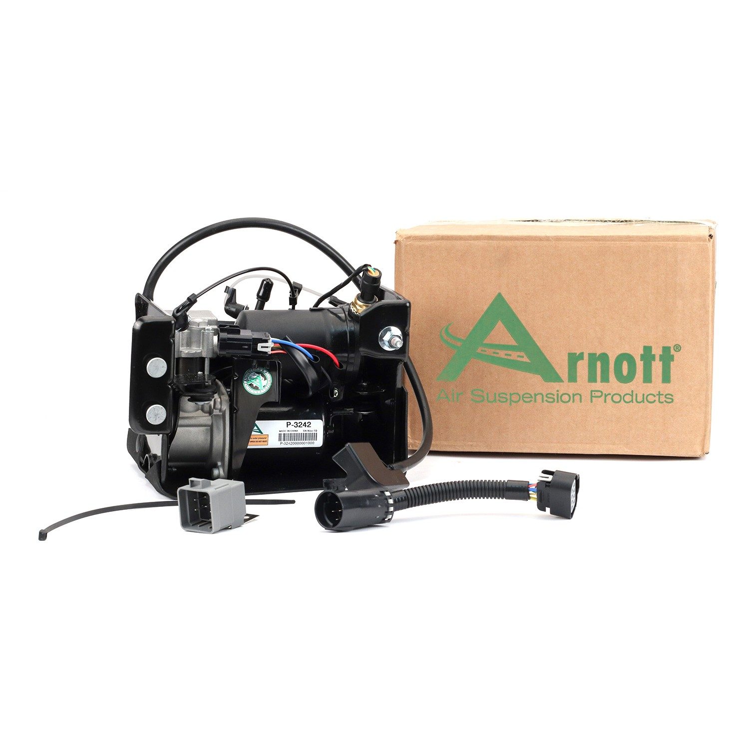 Air Suspension Compressor | ARNOTT P-3242 Fits GMC Chevrolet Cadillac — image 4