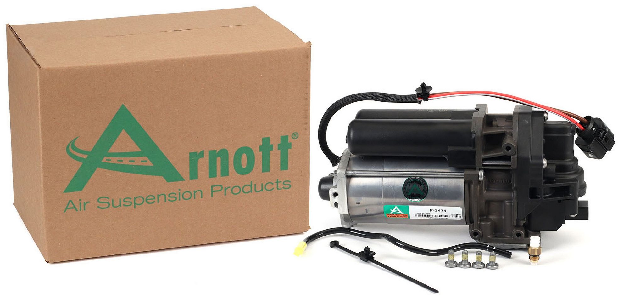 Air Suspension Compressor | ARNOTT P-3474 Fits Audi — image 3