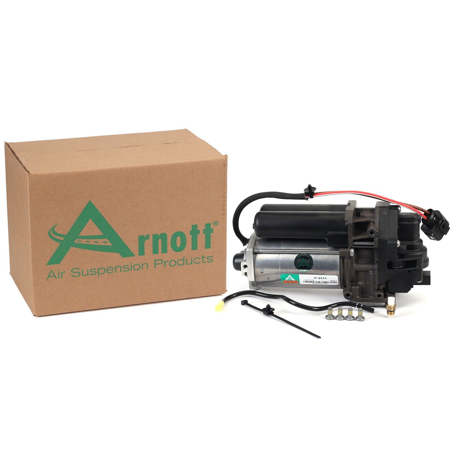 Air Suspension Compressor | ARNOTT P-3474 Fits Audi — image 4