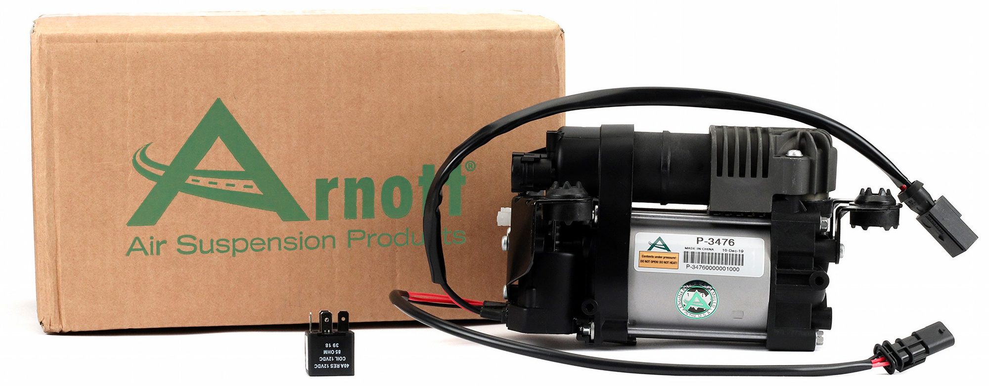 Air Suspension Compressor | ARNOTT P-3476 Fits Volvo — image 3