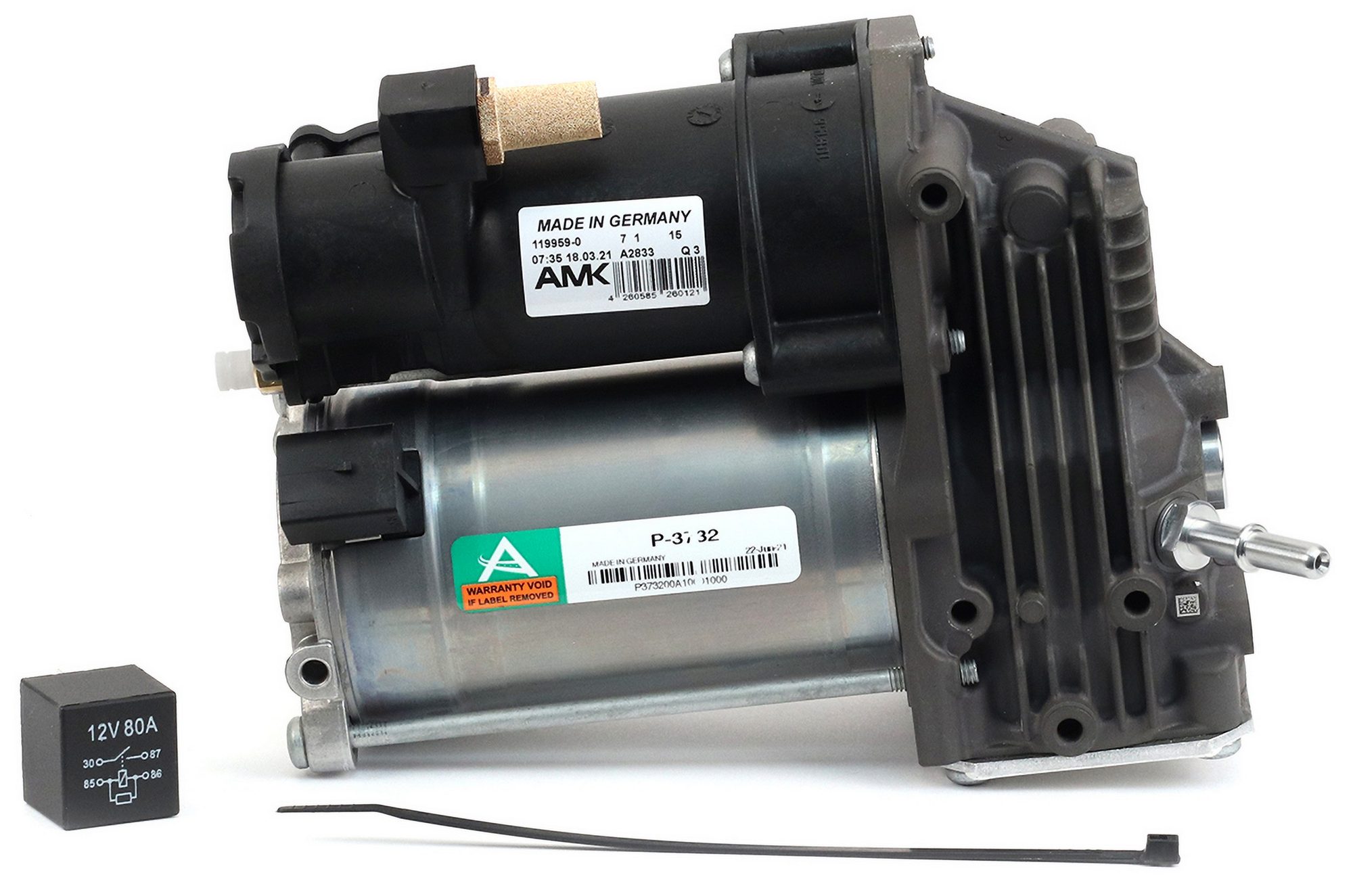 Air Suspension Compressor | ARNOTT P-3732 Fits Land Rover Range Rover 2006-2012 — image 2