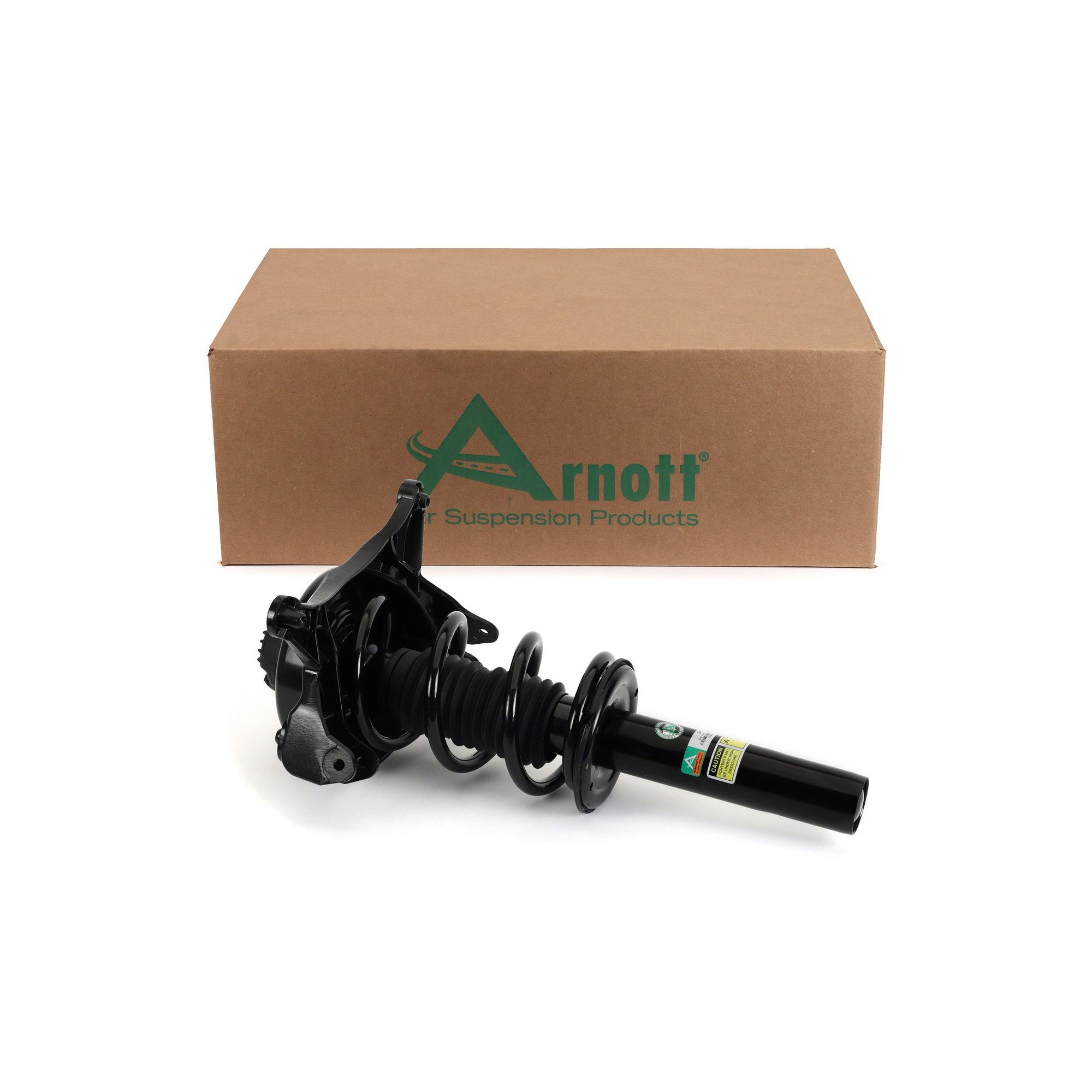 Front Left Suspension Strut and Coil Spring Assembly | ARNOTT SK-3843 Fits Audi — image 3