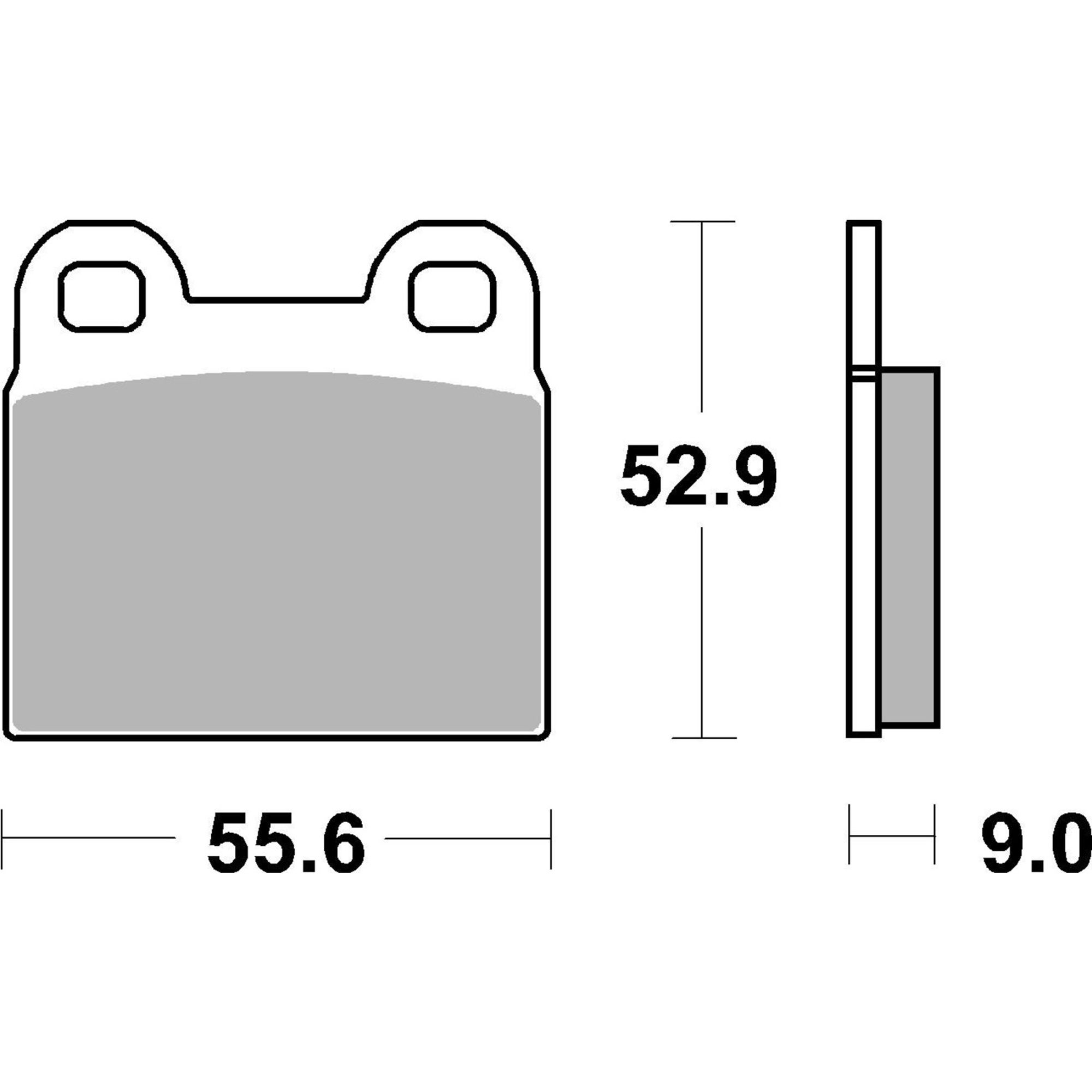 Brembo Front Ceramic Brake Pads 07GR6007 — image 2