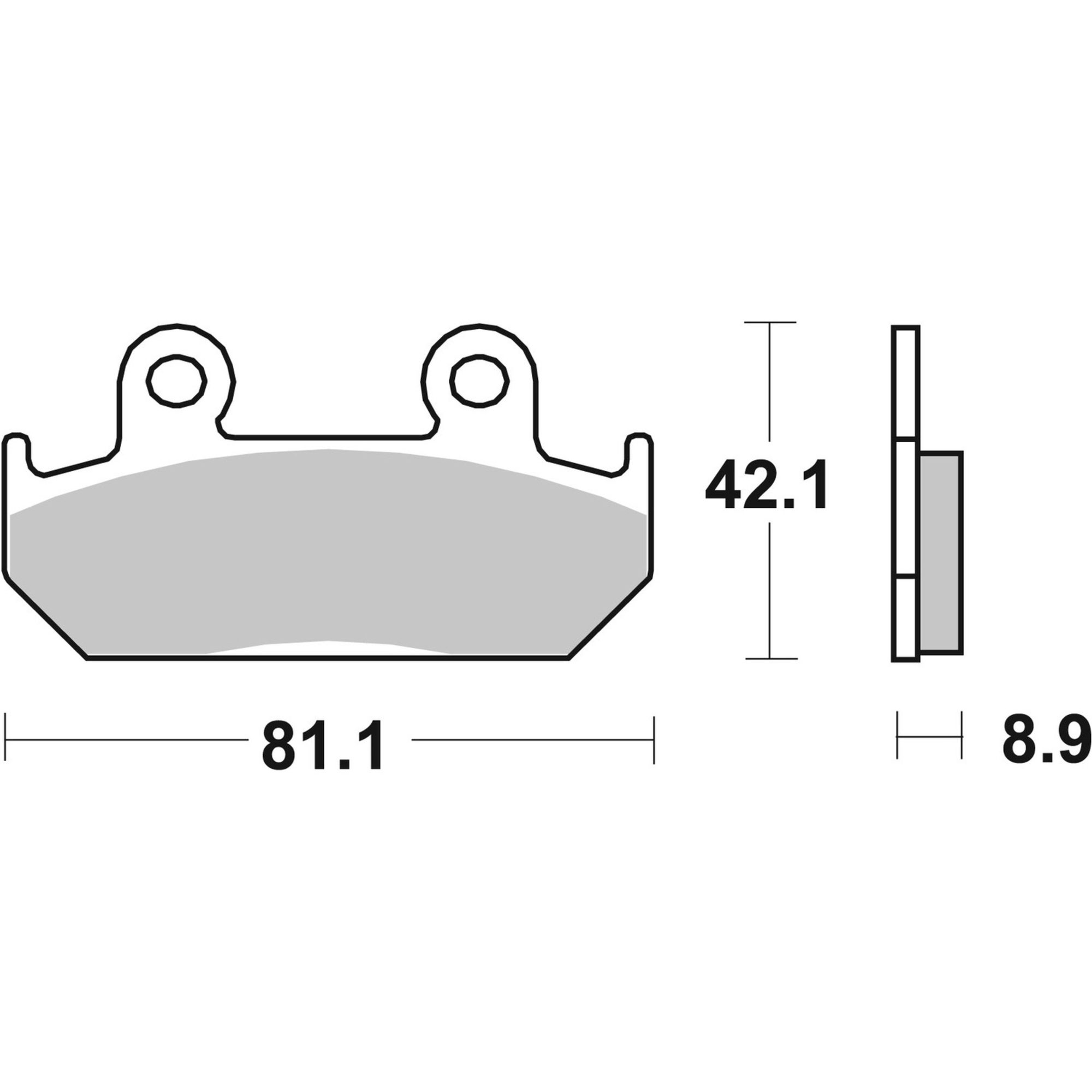 Brembo Front Brake Pads 07HO21SA
