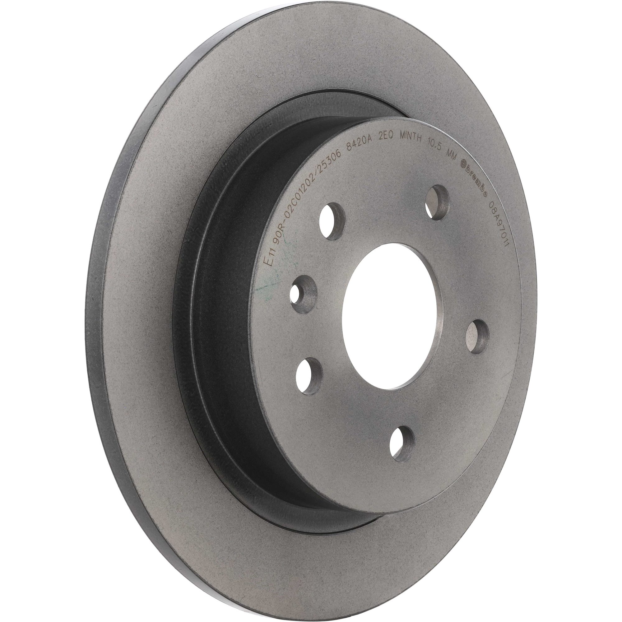 Brembo Rear Solid Brake Rotor 08.A970.11 — image 2