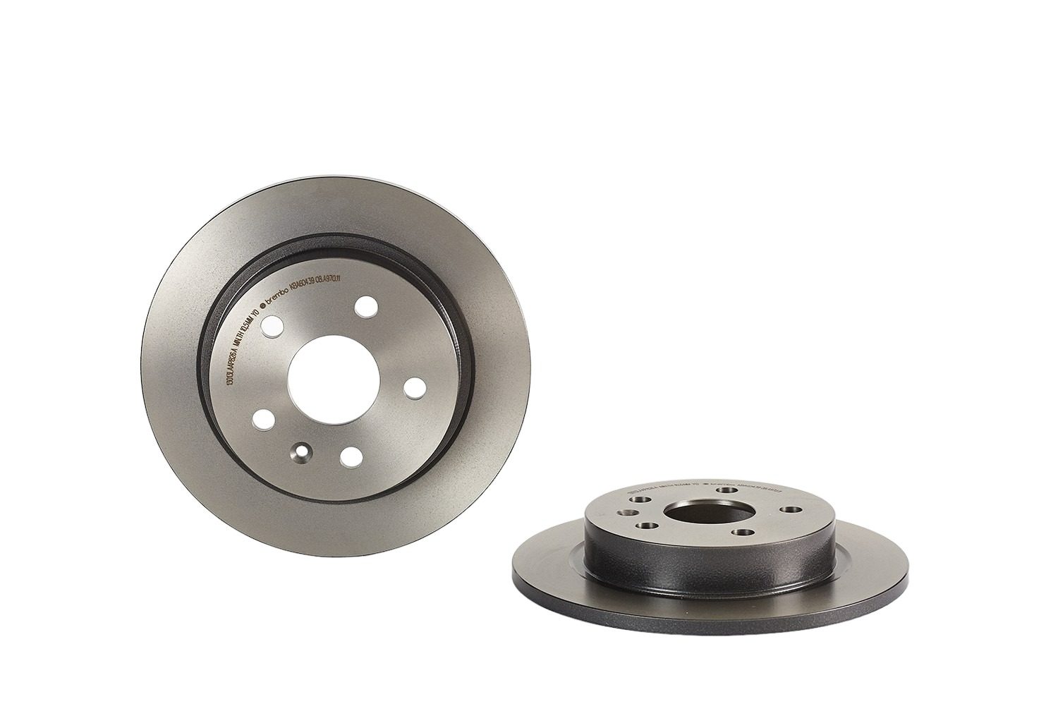 Brembo Rear Solid Brake Rotor 08.A970.11 — image 7