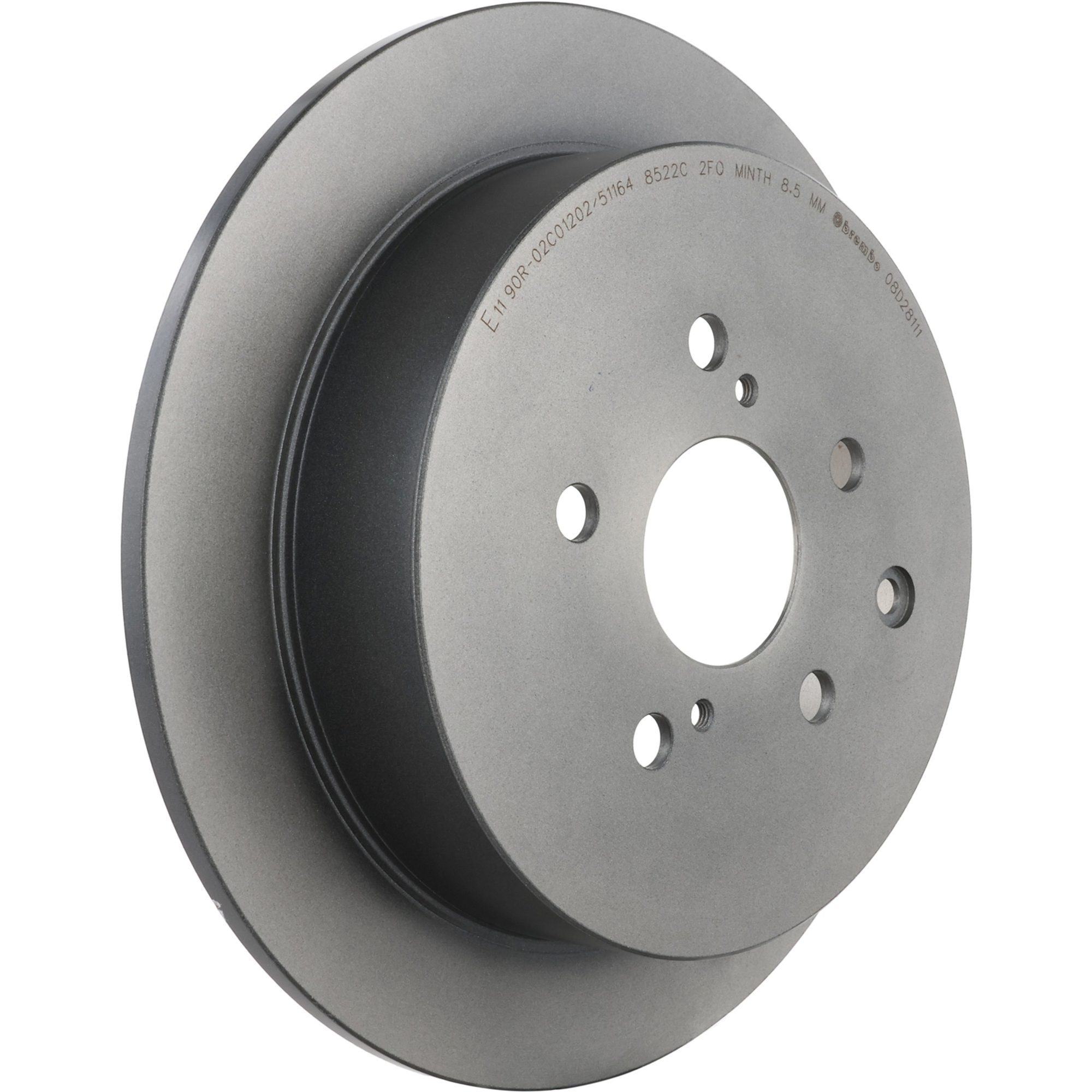 Brembo Rear Solid Brake Rotor 08.D281.11 — image 2