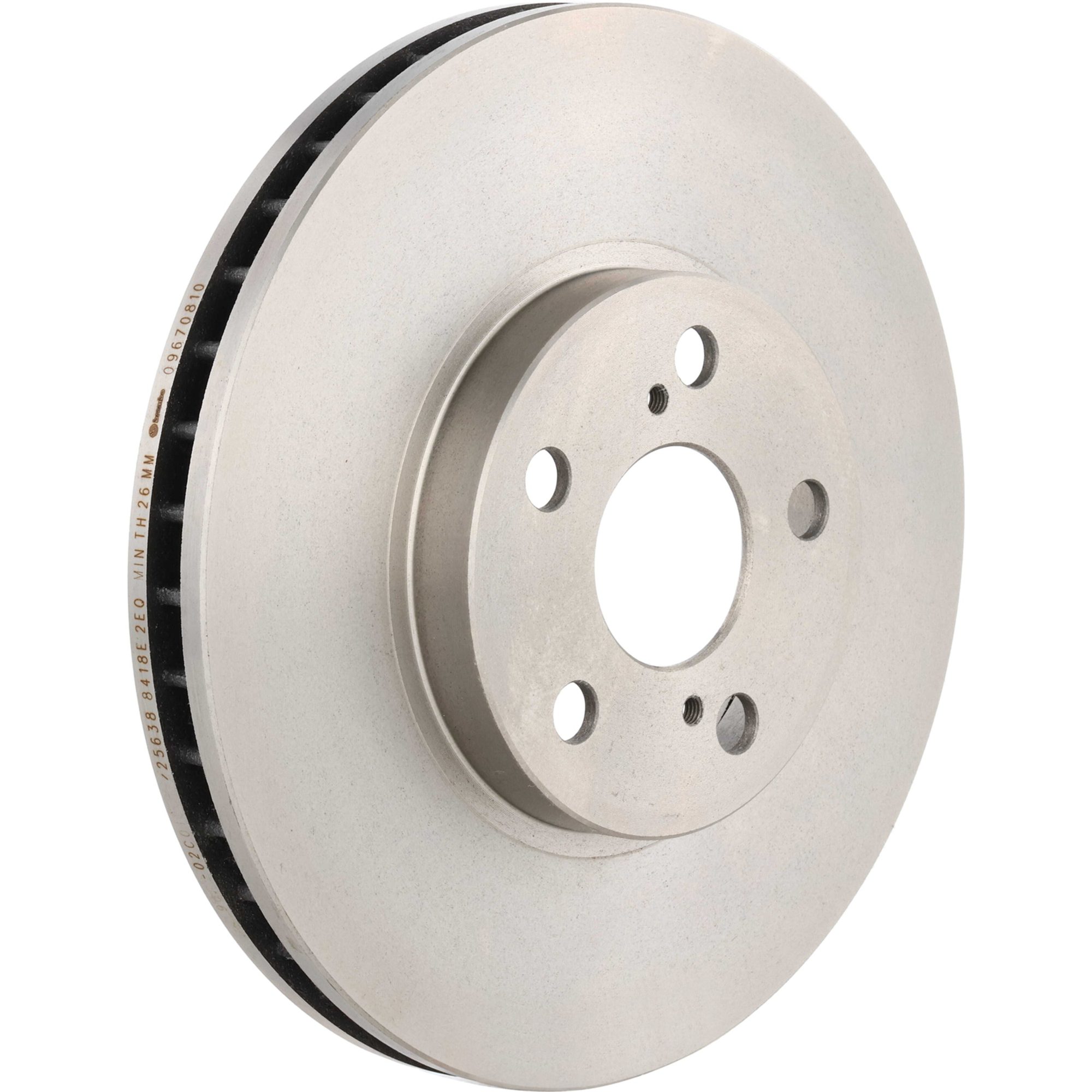 Brembo Front Vented Brake Rotor 09.6708.10 — image 2