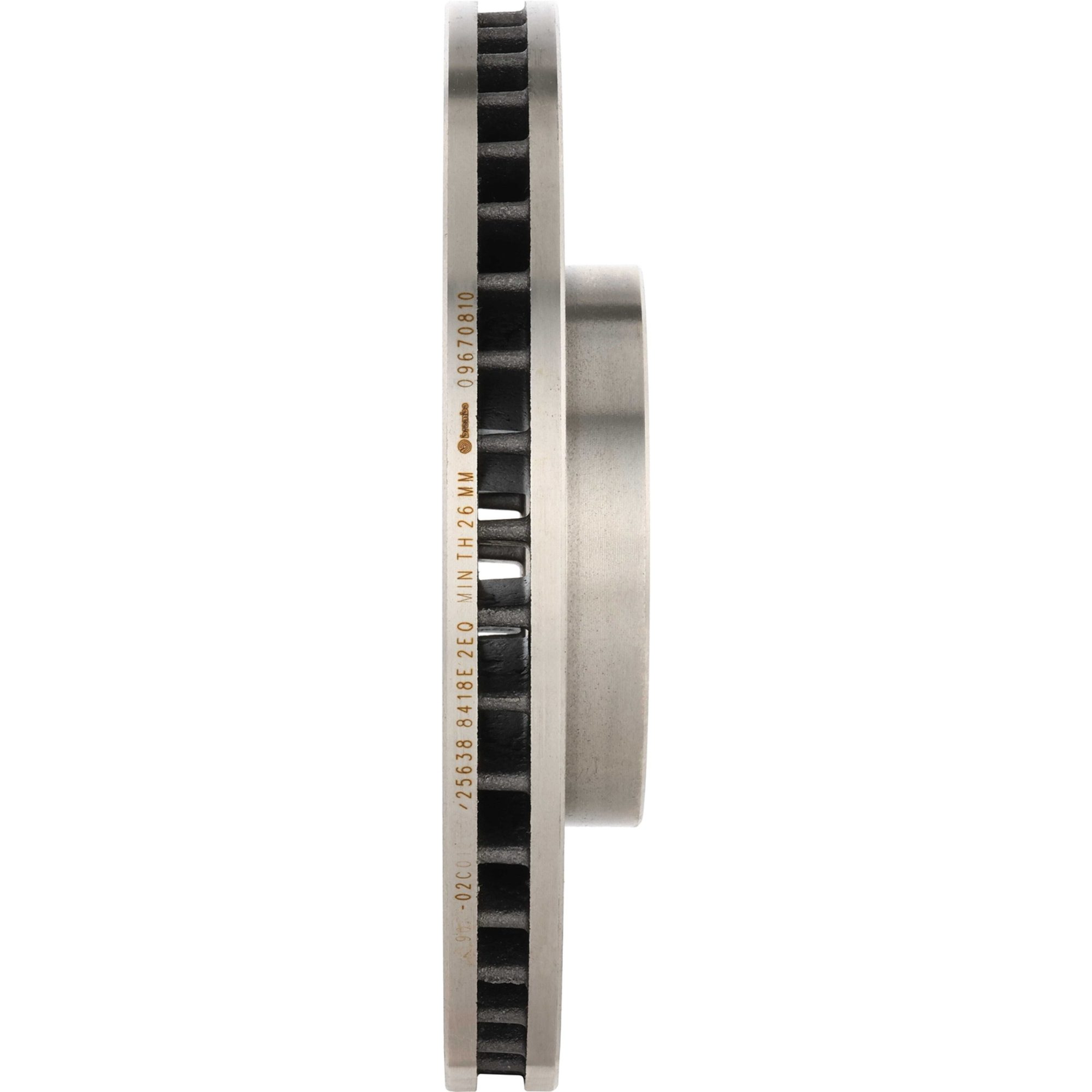 Brembo Front Vented Brake Rotor 09.6708.10 — image 6