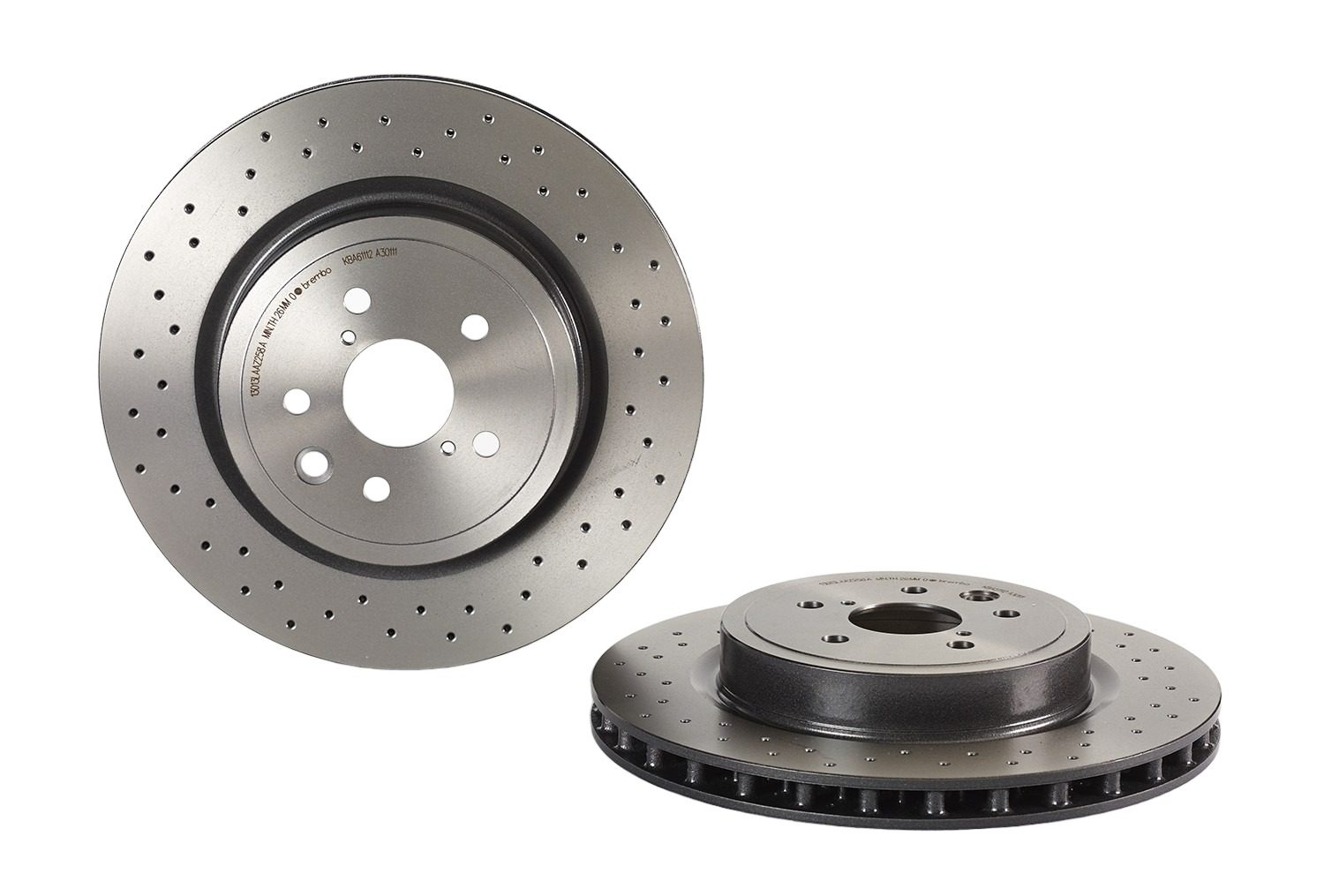 Brembo Rear Vented Brake Rotor 09.A301.11 — image 7