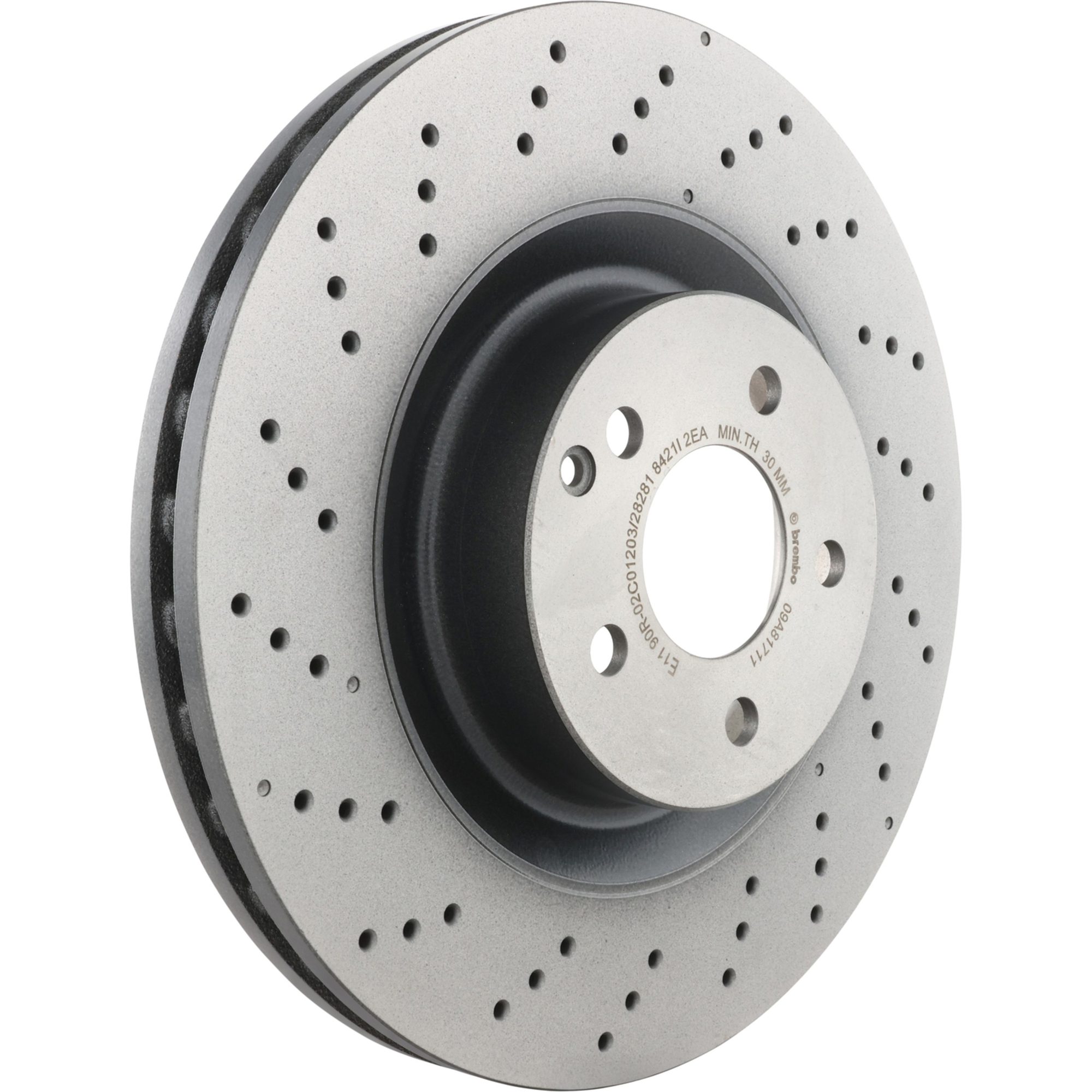 Brembo Front Vented Brake Rotor 09.A817.11 — image 3