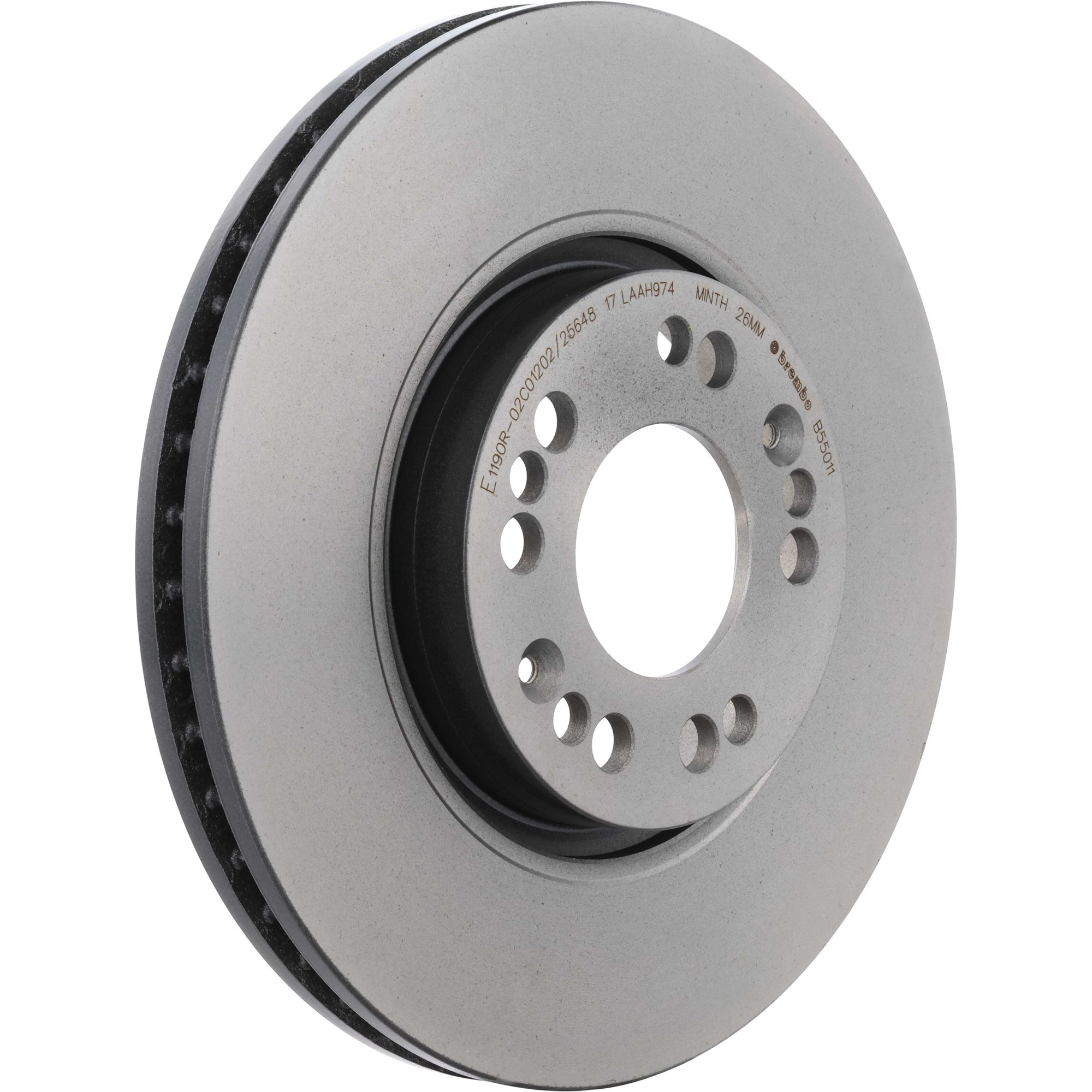 Brembo Front Vented Brake Rotor 09.B550.11 — image 2