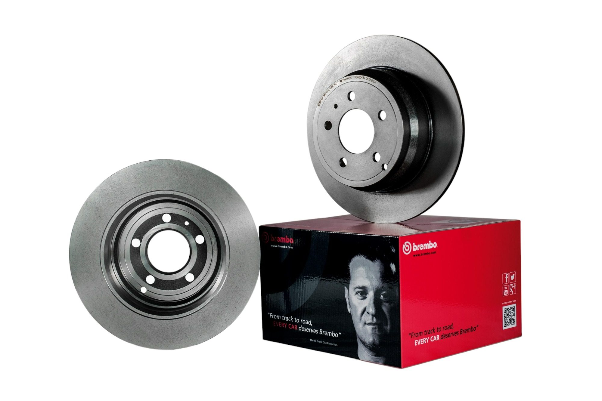 Brembo Front Vented Brake Rotor 09.B587.10 — image 6