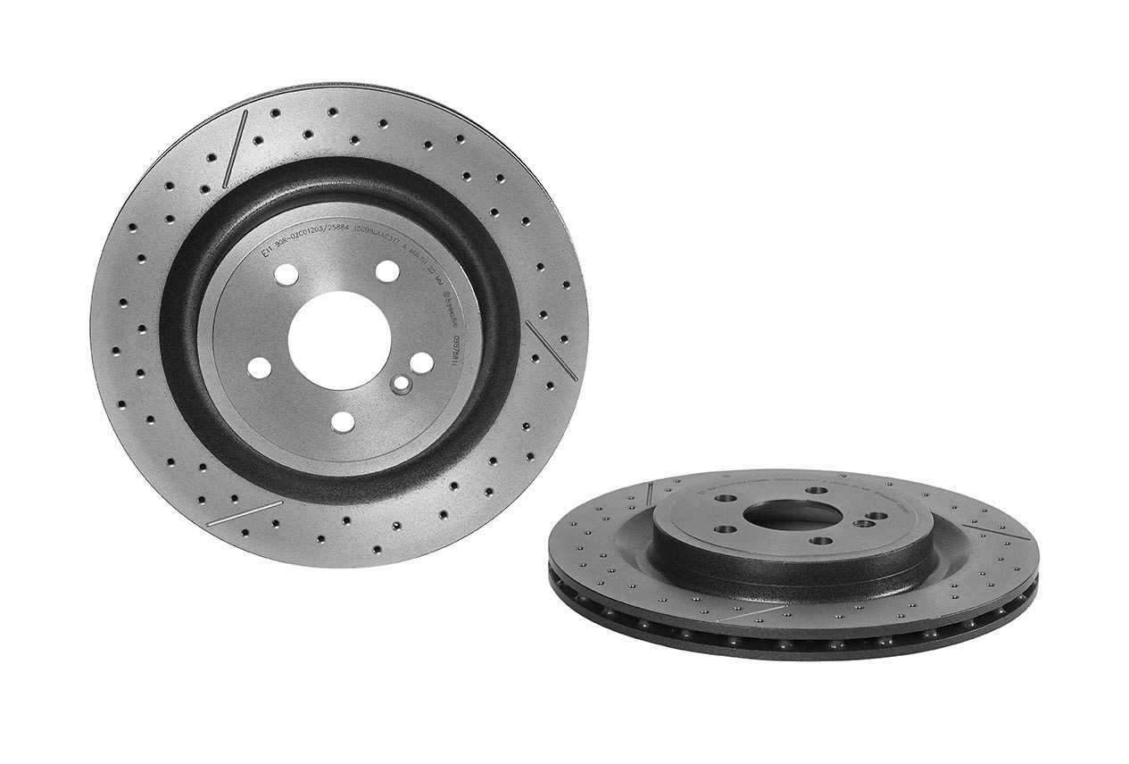 Brembo Rear Vented Brake Rotor 09.B788.11 — image 9