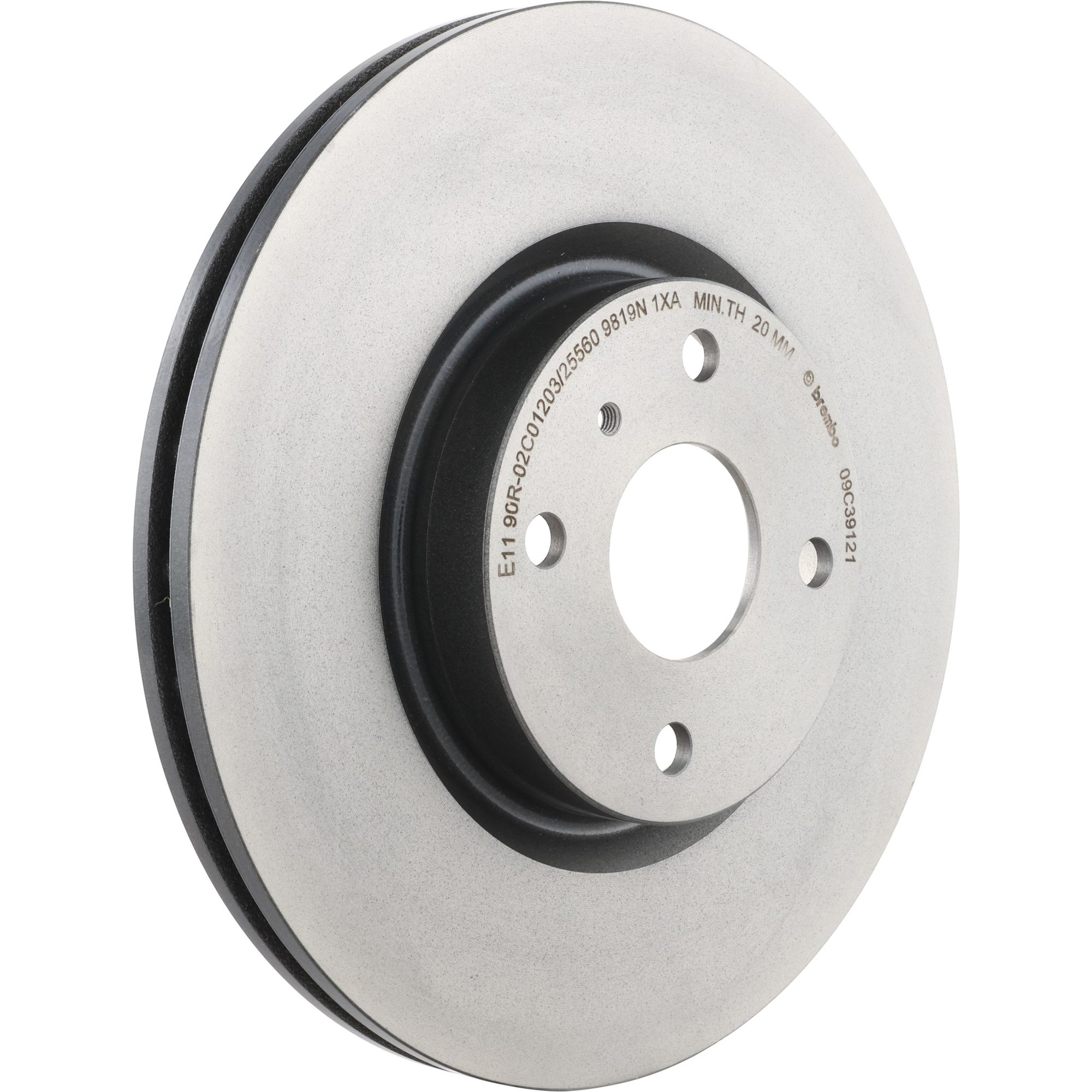 Brembo Front Vented Brake Rotor 09.C391.21 — image 2