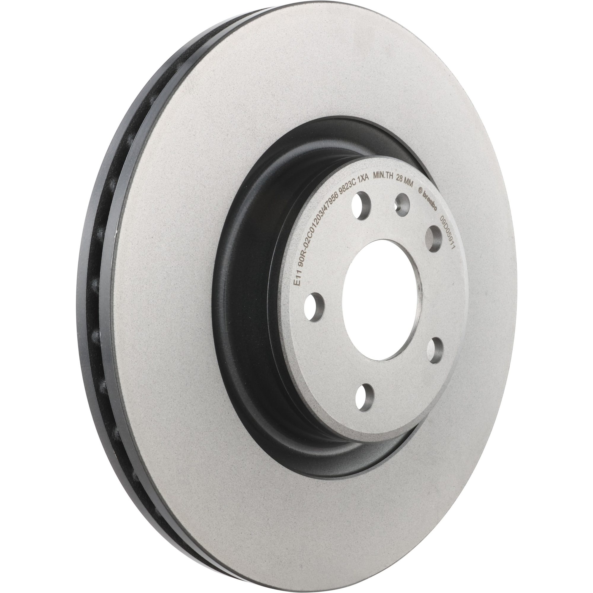 Brembo Front Vented Brake Rotor 09.D059.11 — image 3