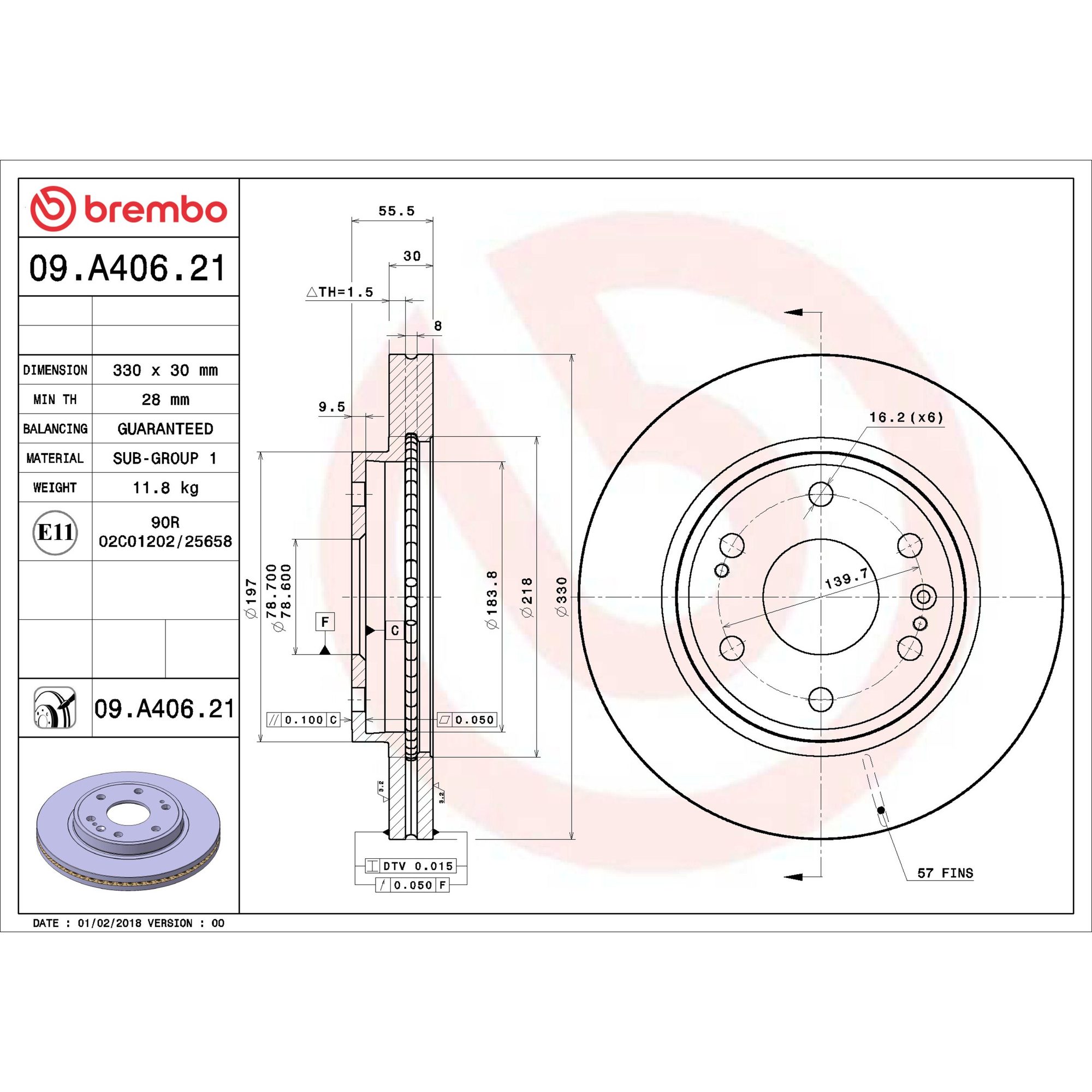 Brembo Front Brake Kit KT00006 — image 4