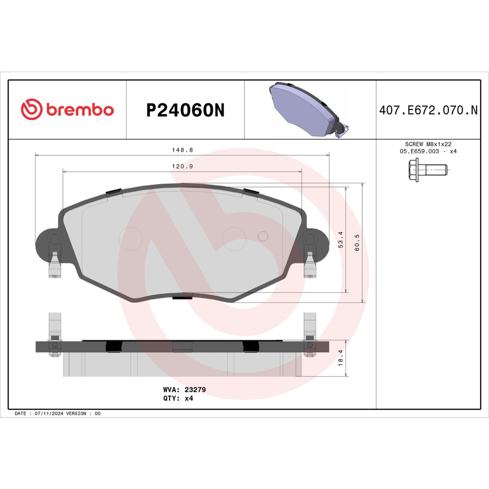 Brembo Front Brake Kit KT00599 — image 4