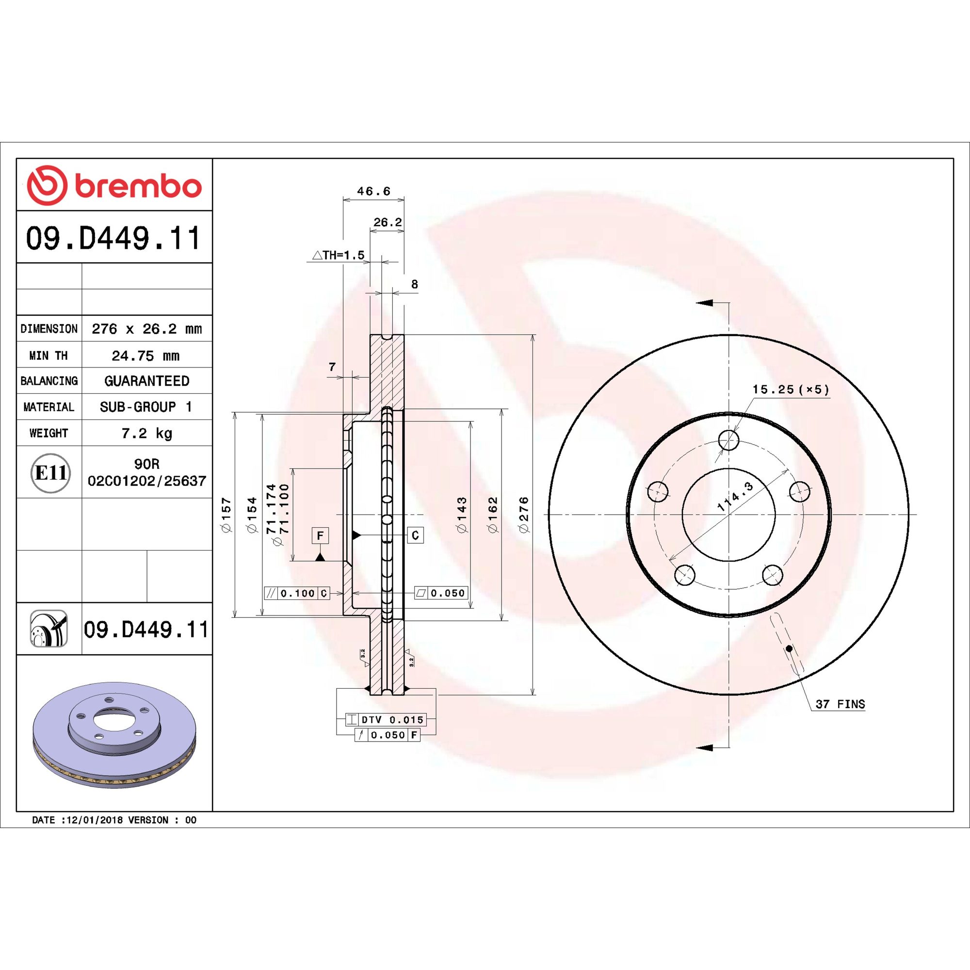Brembo Front Brake Kit KT00641 — image 4