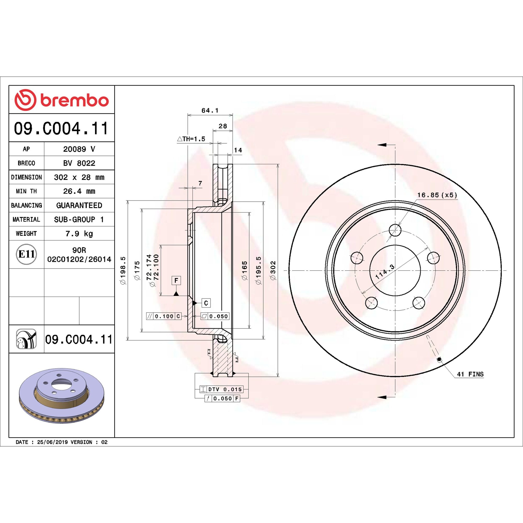 Brembo Front Brake Kit KT00782 — image 4