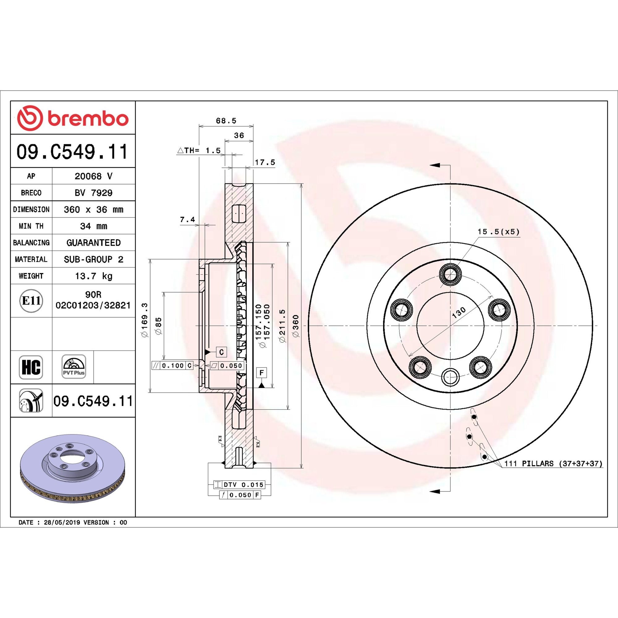 Brembo Front Brake Kit KT00946 — image 4